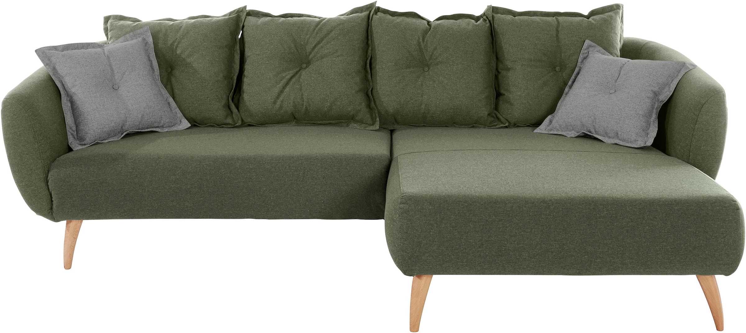 Ecksofa »Baggio L-Form«, Zierkissen inklusive