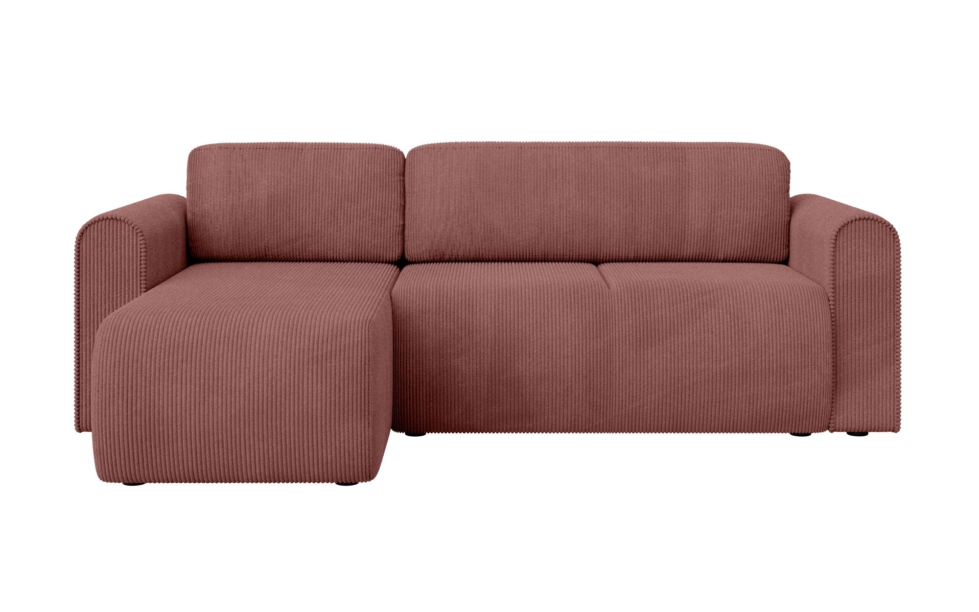 INOSIGN Ecksofa »Zacharia wahlweise Schlafsofa mit Bettkasten, B/T/H 250/166/86 cm«, L-Form mit Wellenunterfederung, Recamiere beidseitig montierbar