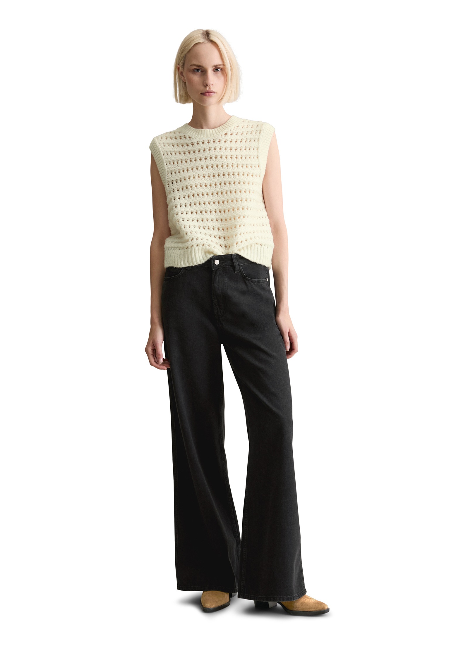 Marc O'Polo DENIM Weite Jeans »aus softem Organic-Cotton-Lyocell-Modal-Mix«