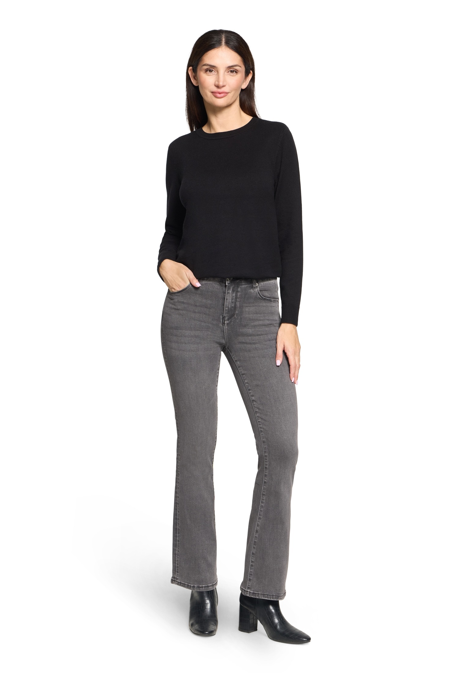 Betty Barclay Damen Strickpullover Schwarz, Gr. 42 3
