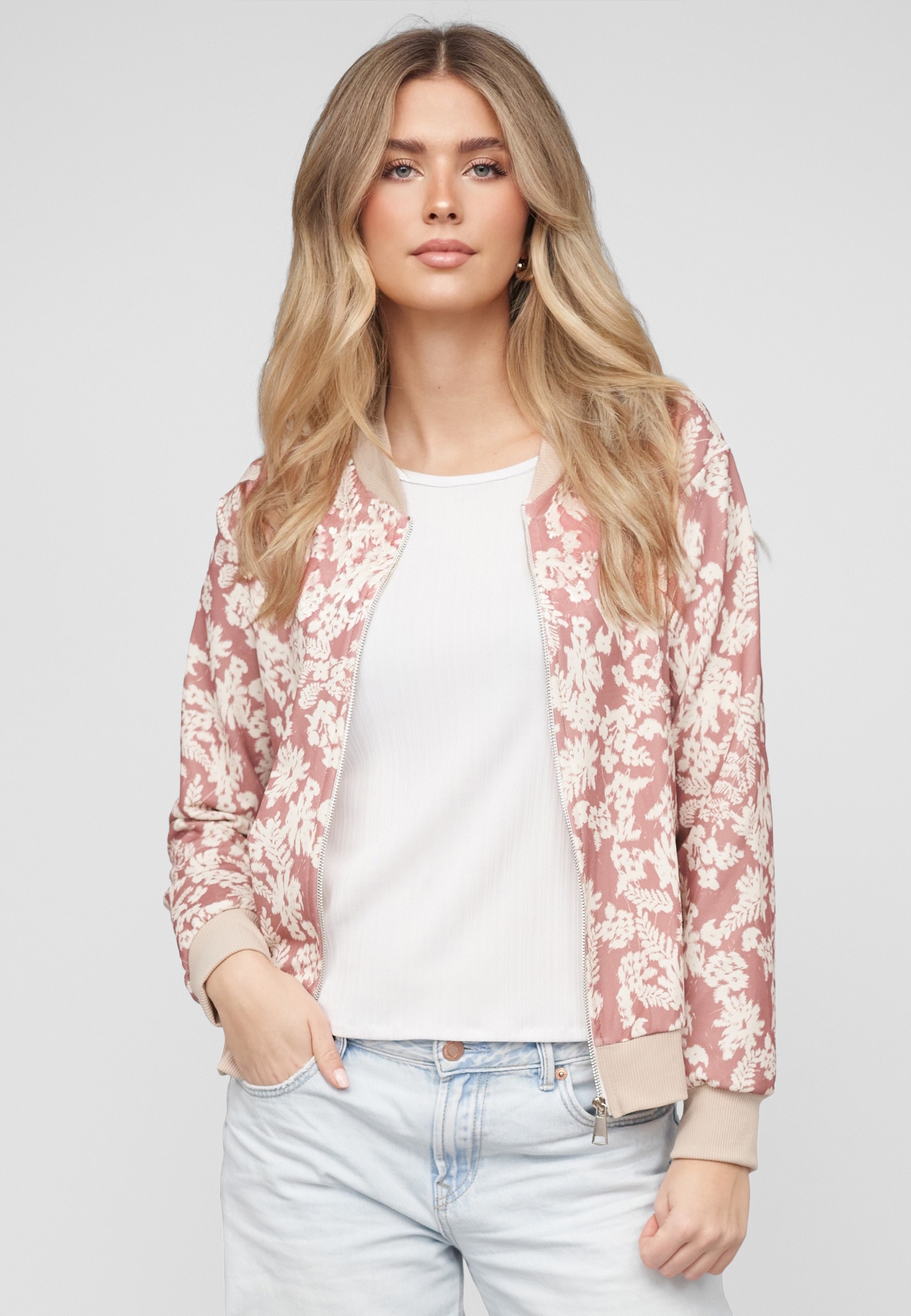 CLOUD 5IVE Bomberjacke »CLOUD 5IVE Blouson Bomberjacket« 1 Stk. tlg. ohne Kapuze