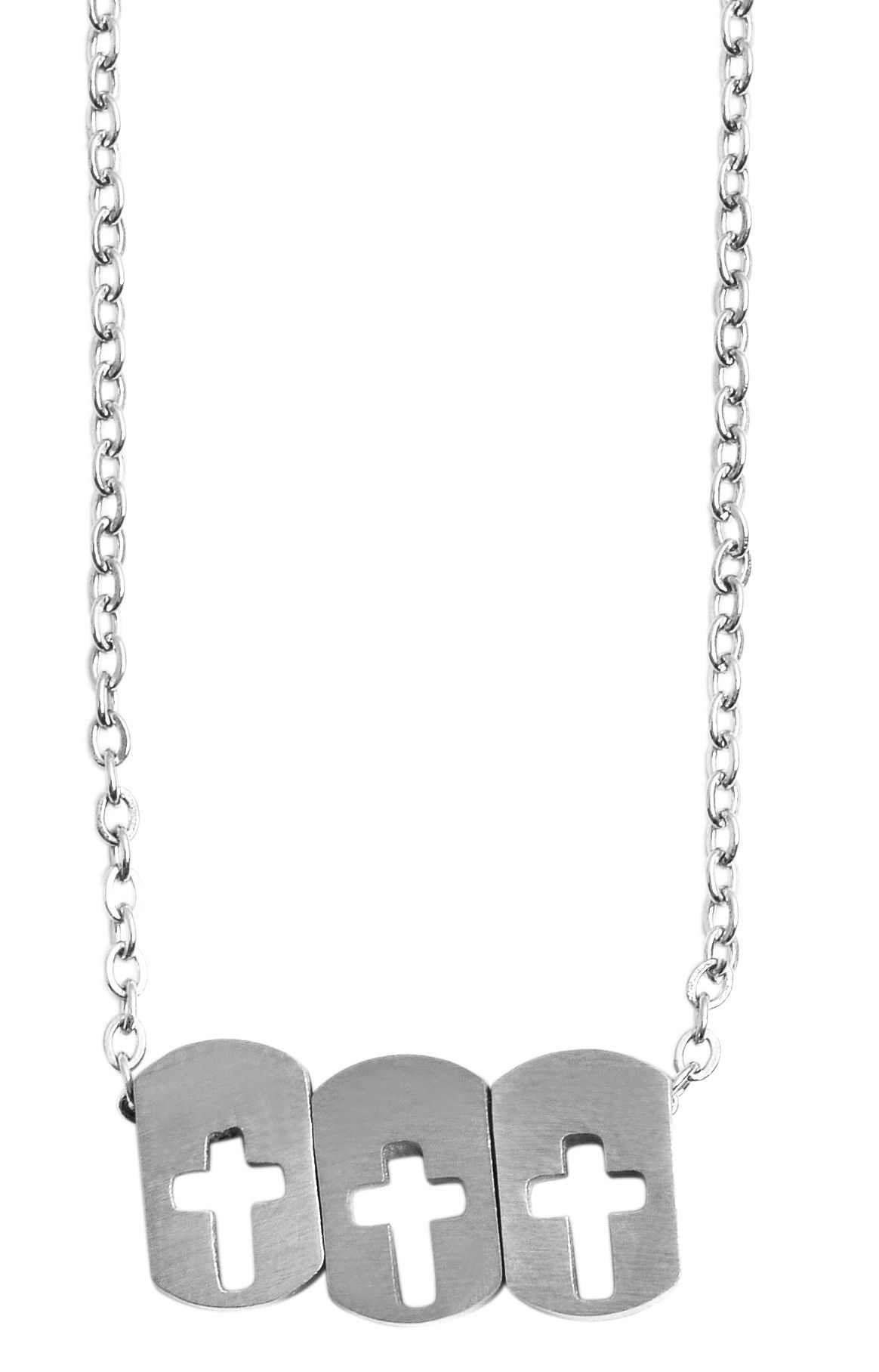 Adelia´s Kette ohne Anhänger »Damen Halskette – Ankerkette aus Edelstahl 43 cm« Perfekt zum Verschenken an besondere Menschen