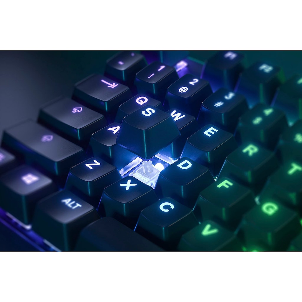 SteelSeries Gaming-Tastatur »Apex Pro TKL«, (Anpassbare OmniPoint-Schalter-Smart-Display-Handgelenkauflage-USB-Anschluss)