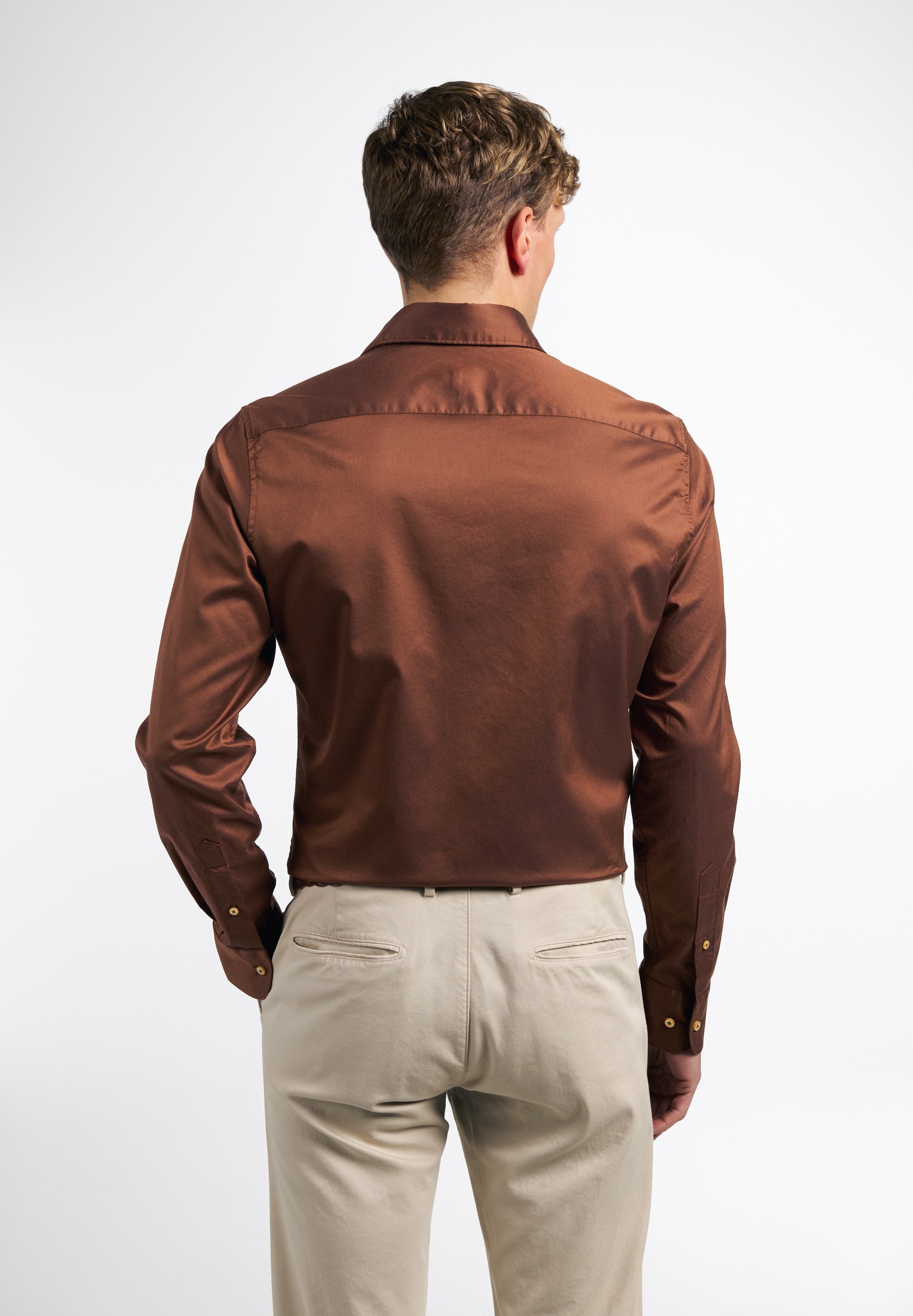 Eterna Langarmhemd »SLIM FIT«, EASY IRON (bügelleicht)