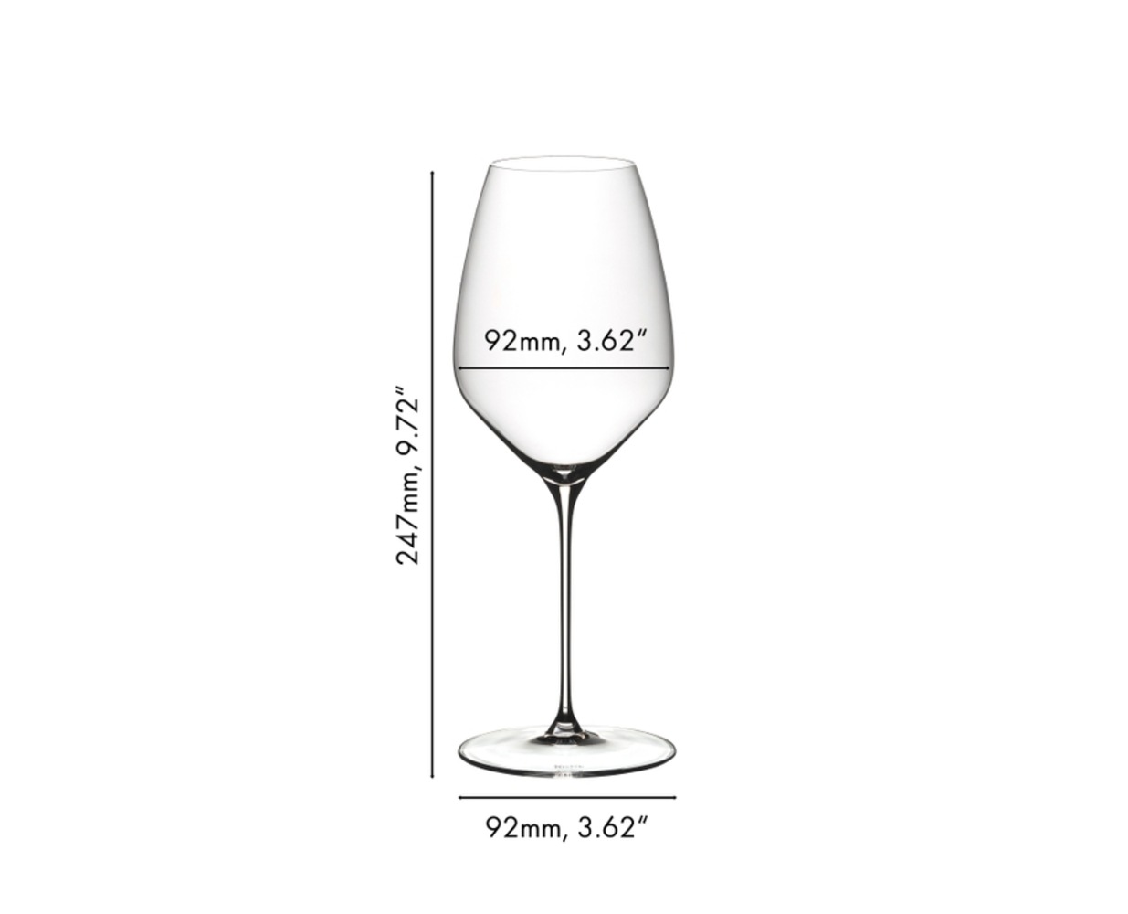 RIEDEL THE WINE GLASS COMPANY Weißweinglas »Riesling Gläser Veloce 570 ml 6er Set transparent«