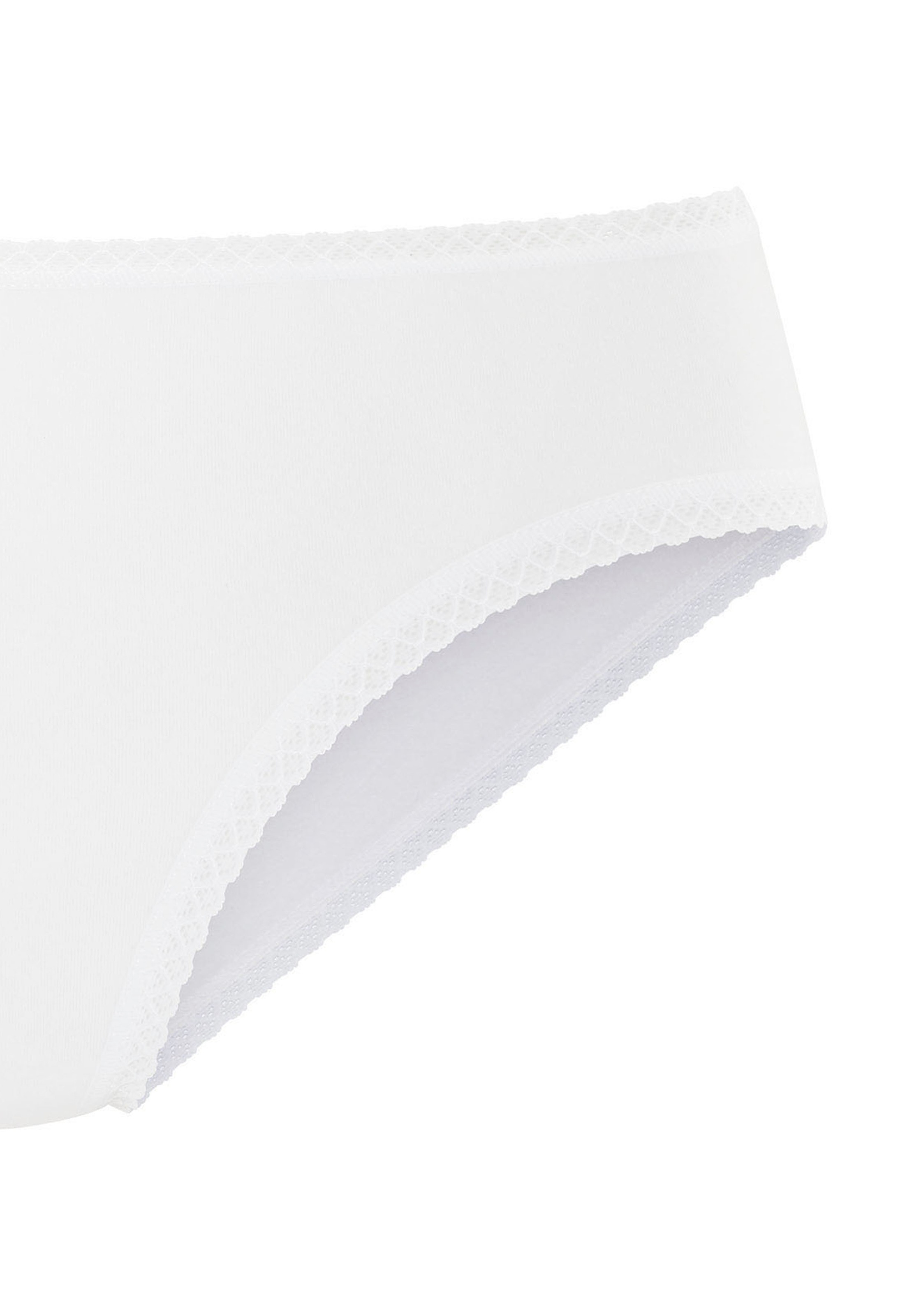 Vivance Jazz-Pants Slips, (7er-Pack), aus weicher Baumwollqualität mit feiner Spitzeneinfassung