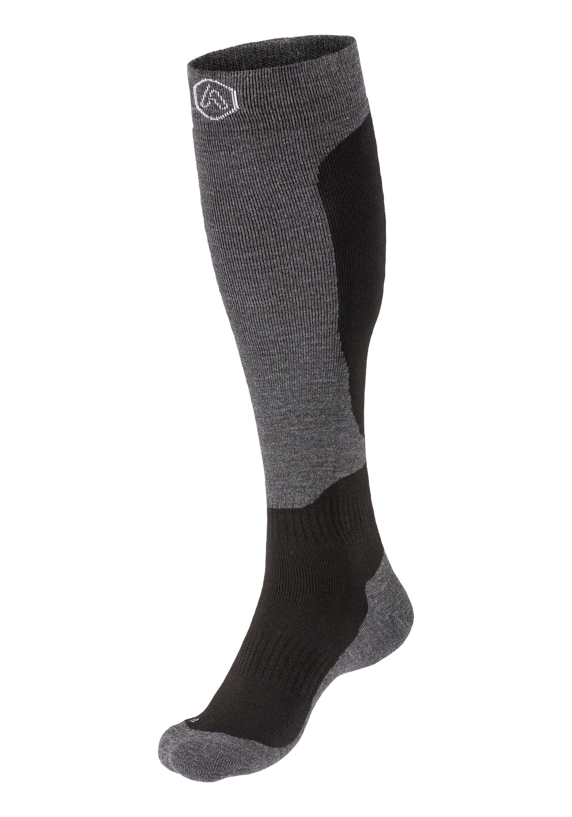Apollo Kniestrümpfe »ADULTS SKI SOCKS DESIGN«, (2er Pack), Unisex, hoch, mit Logostickerei in zwei verschiedenen Designs