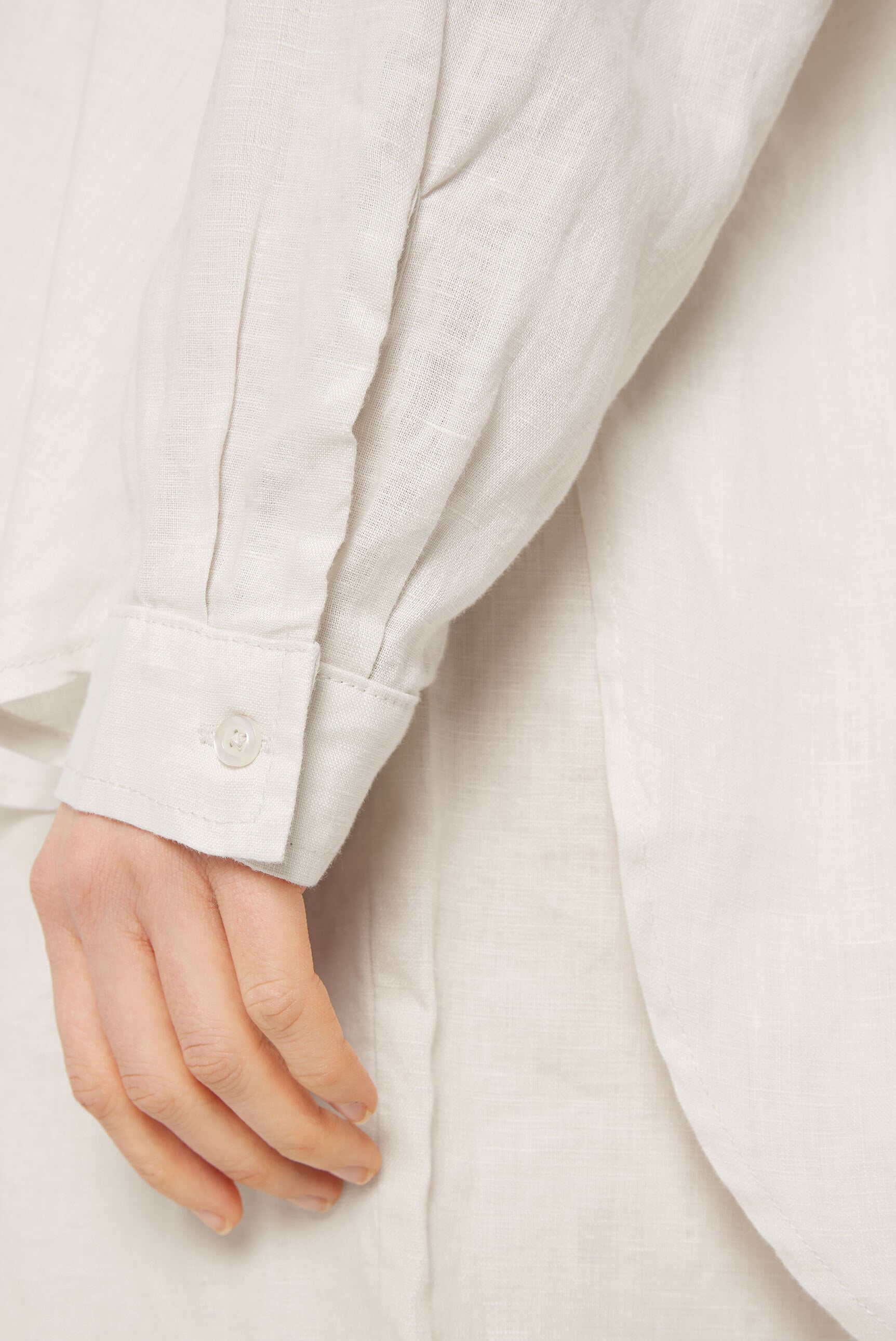 SENSES.THE LABEL Langarmbluse, mit längerer Rückenpartie