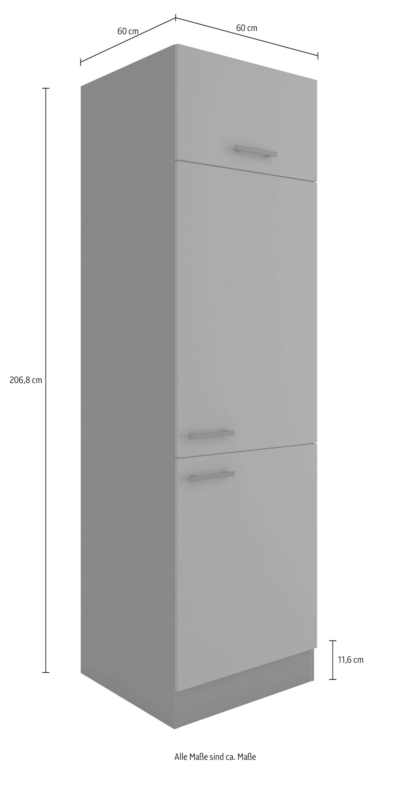 OPTIFIT Kühlumbauschrank »Bella«, Breite 60 cm, Nischenmaße B/T/H 56,7/55,5/88 cm
