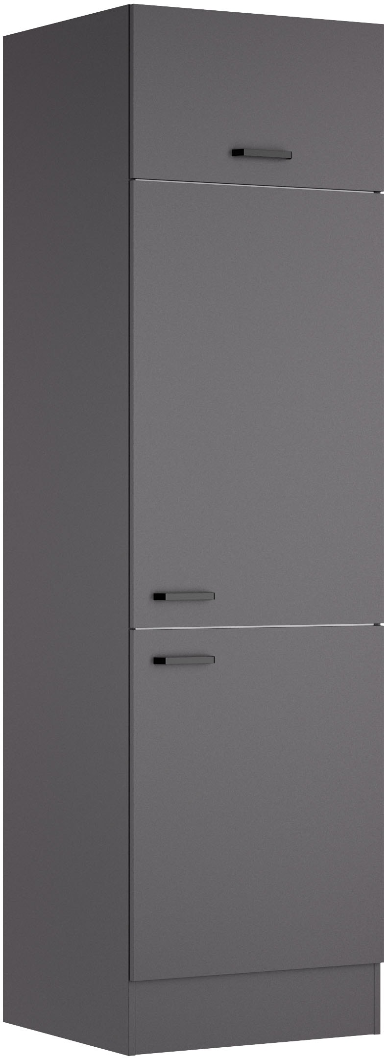 OPTIFIT Hochschrank "OPTImulti" Breite 60 cm, mit 2 Türen, 1 Klappe, 1 Einlegeboden, Metallgriffe