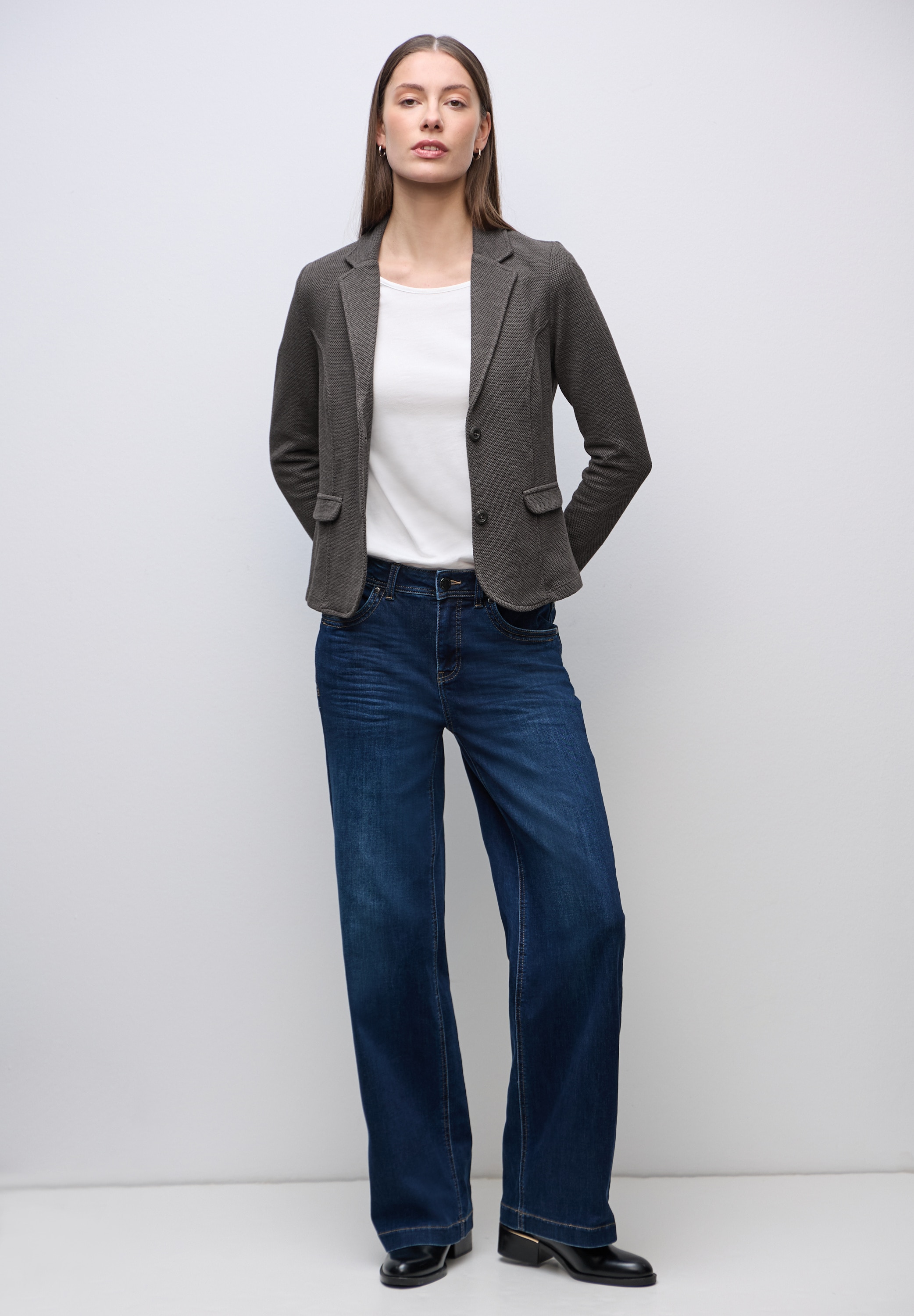 STREET ONE Kurzblazer mit Reverskragen