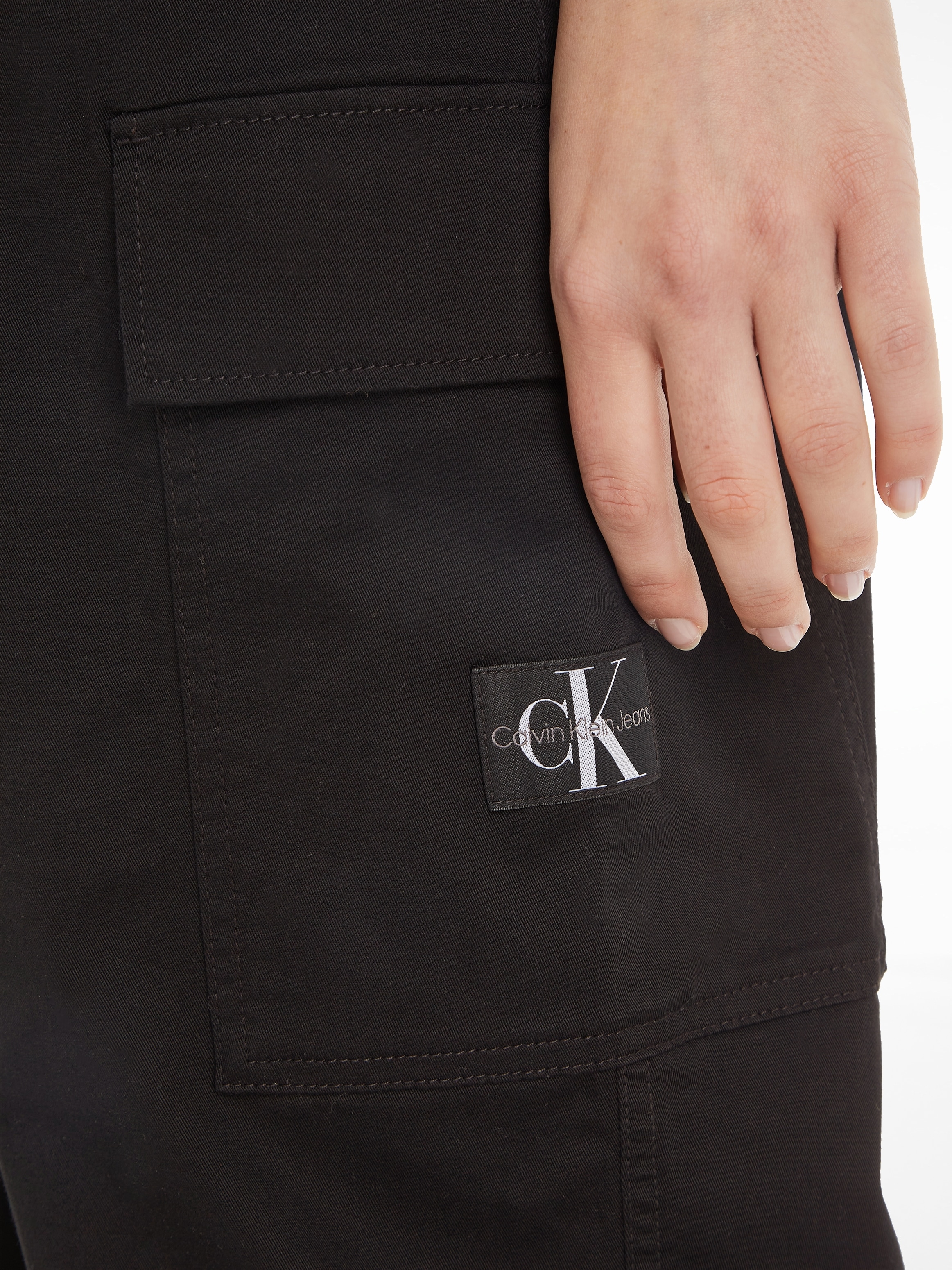 Calvin Klein Jeans Stretch-Hose »STRETCH TWILL HIGH RISE STRAIGHT« kaufen |  BAUR