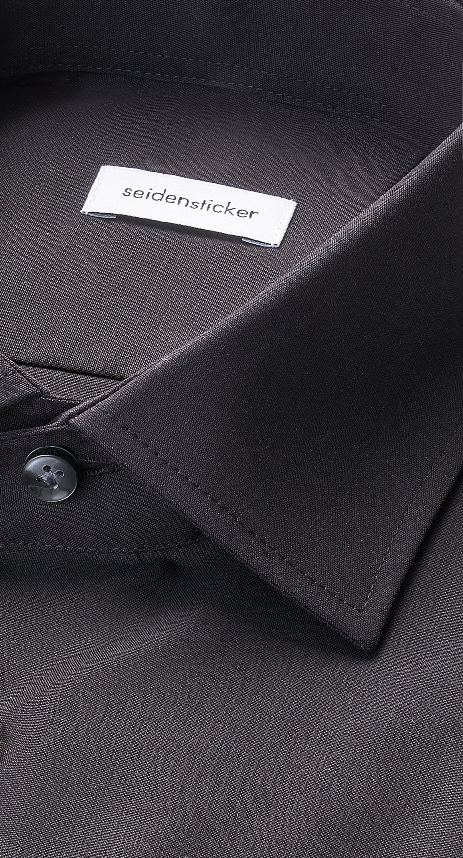 seidensticker Businesshemd "Schwarze Rose", Regular 1/1 Kentkragen Uni günstig online kaufen