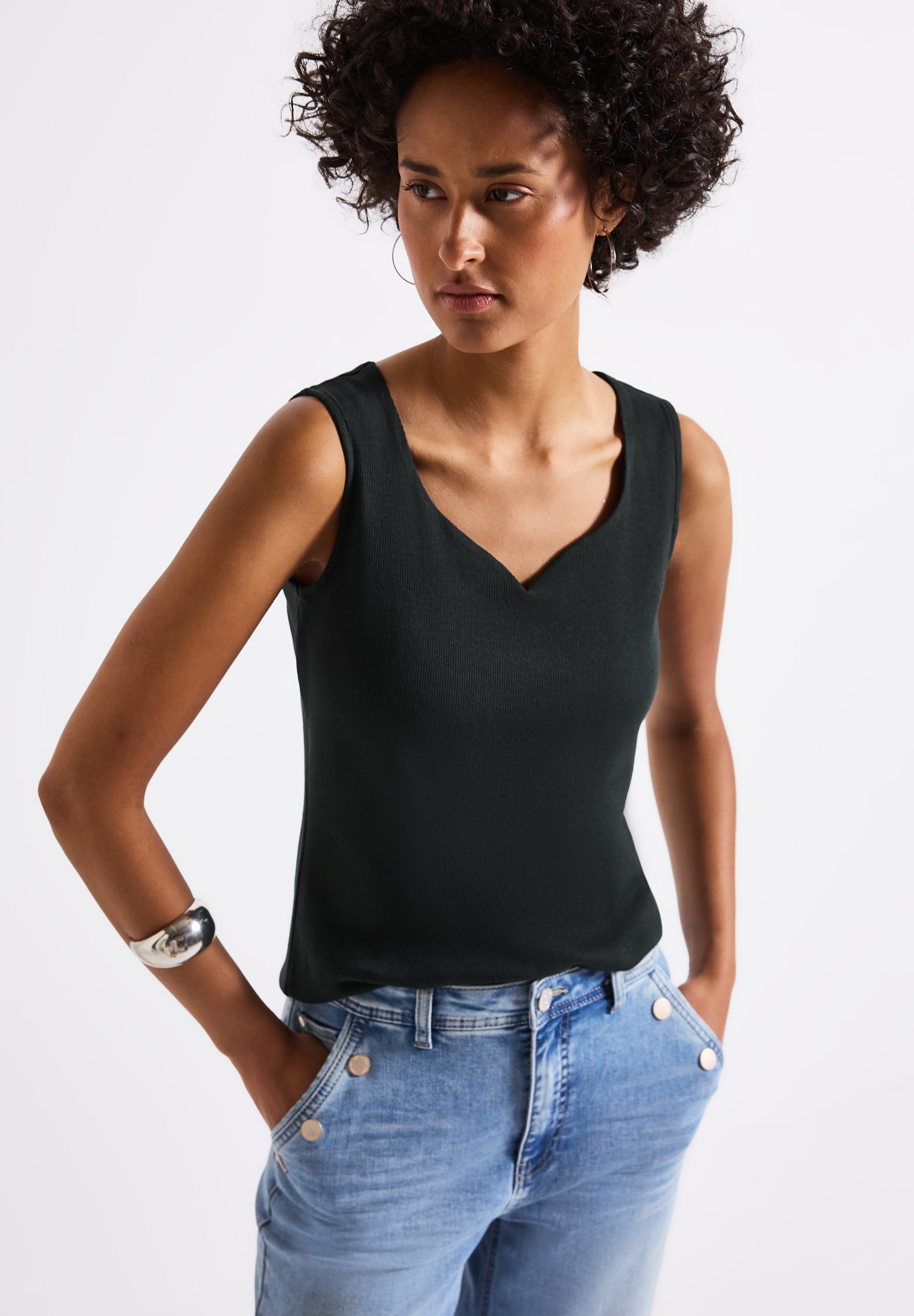 STREET ONE Shirttop Stretch Top – günstig online kaufen