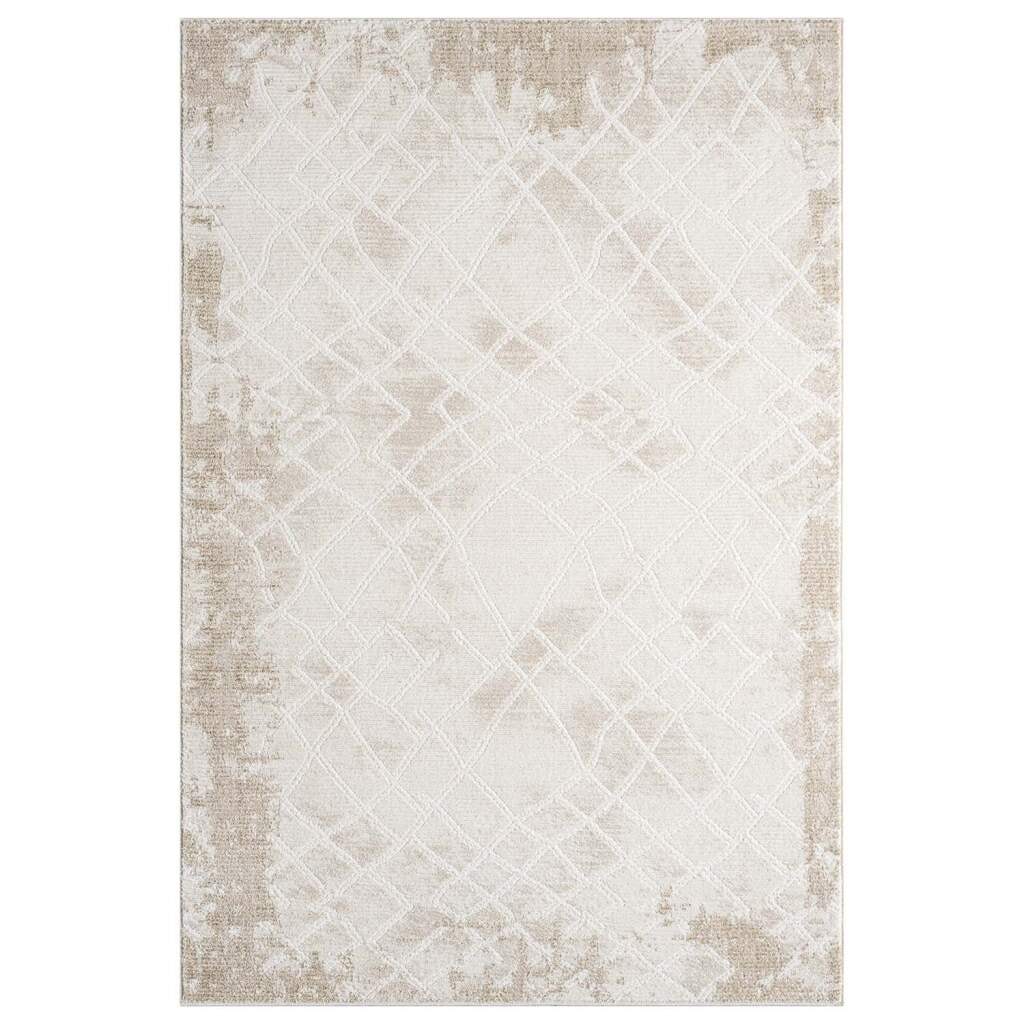 Carpet City Teppich »ANTIK215«, rechteckig, 10 mm Höhe, Kurzflor, 3D-Optik, Klassisch-Modern für Wohnzimmer, Schlafzimmer