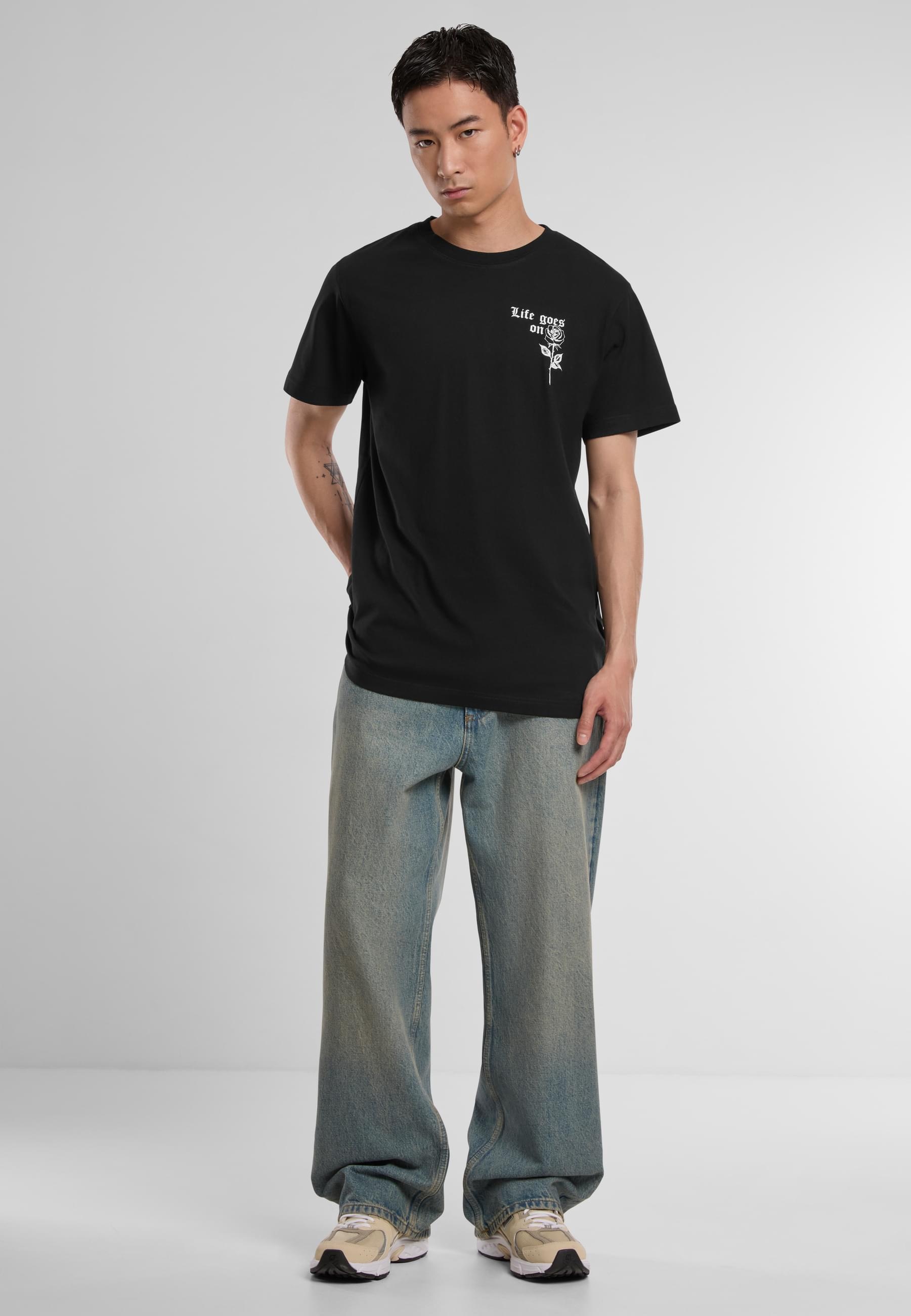 MisterTee T-Shirt »MisterTee Life Goes On Tee«, (1 tlg.)