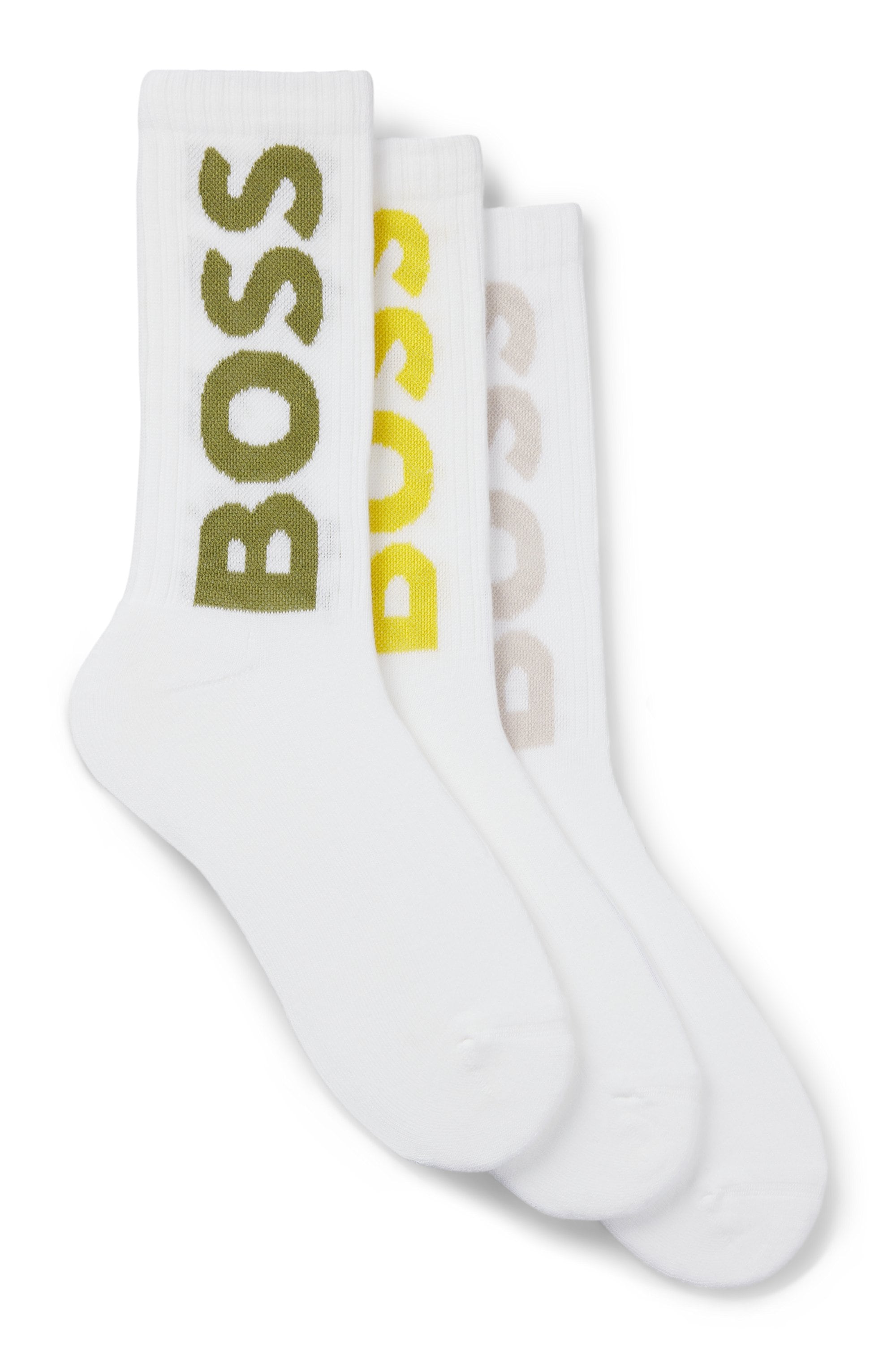 BOSS Socken "3P QS Rib Logo CC", mit Logo günstig online kaufen