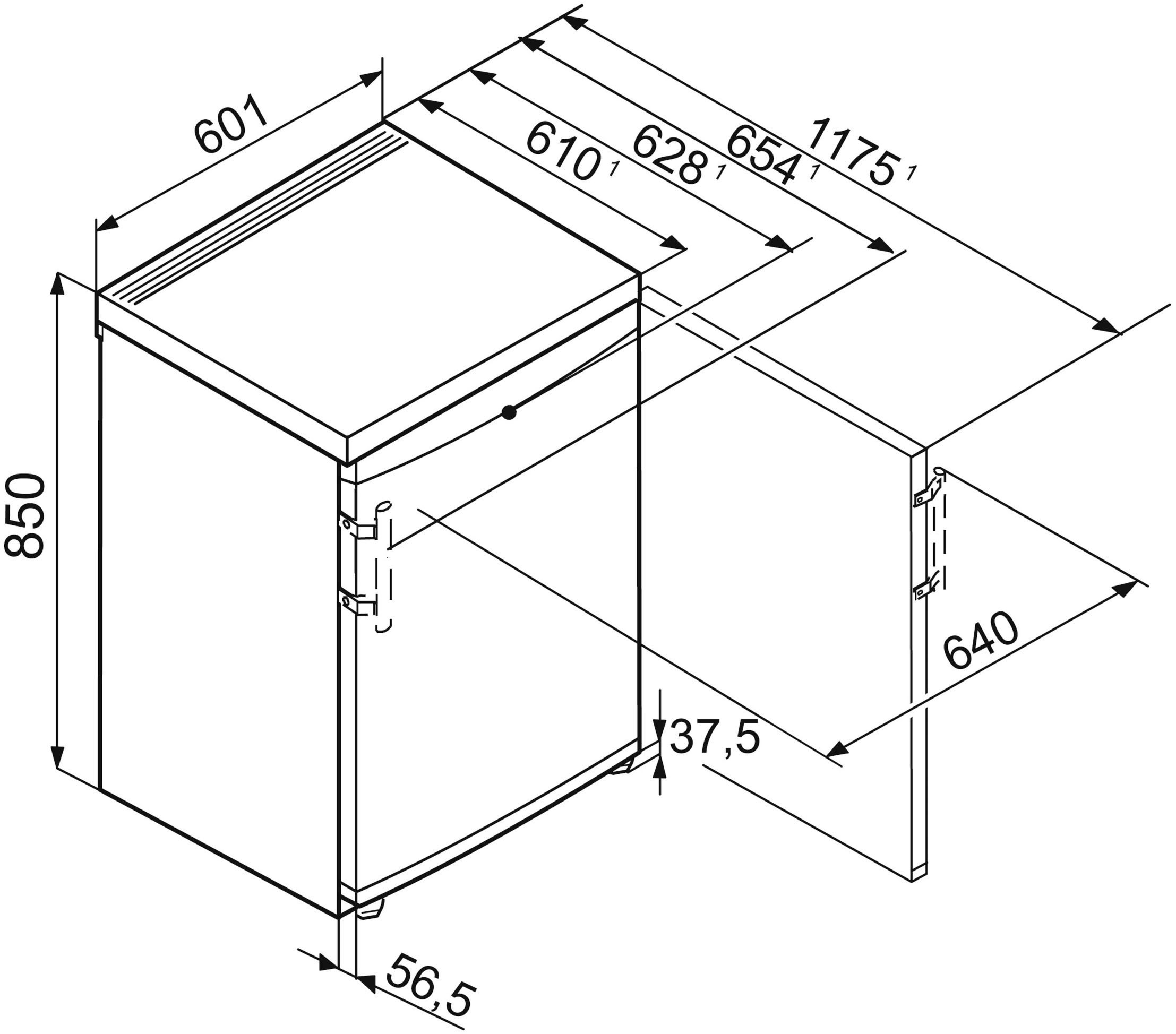 Liebherr Table Top Kühlschrank »TP 1744-20«