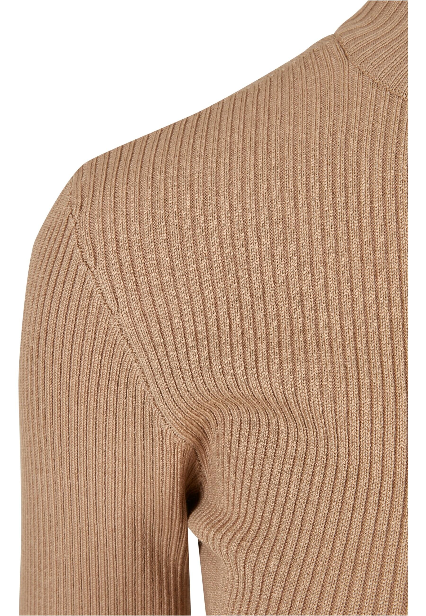 URBAN CLASSICS Sweater »Urban Classics Damen Ladies Rib Knit Turtelneck Sweater«, (1 tlg.)