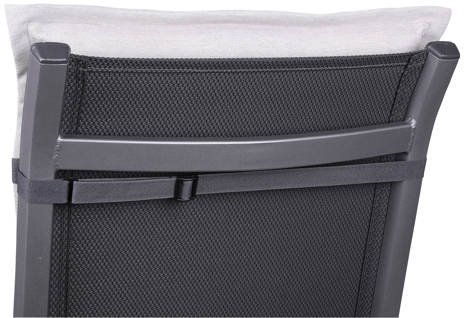 Sesselauflage GO-DE, beige, B:50cm H:108cm, Bezug: 100% Polyester, Polsterauflagen, mittel, wasserabweisend 2