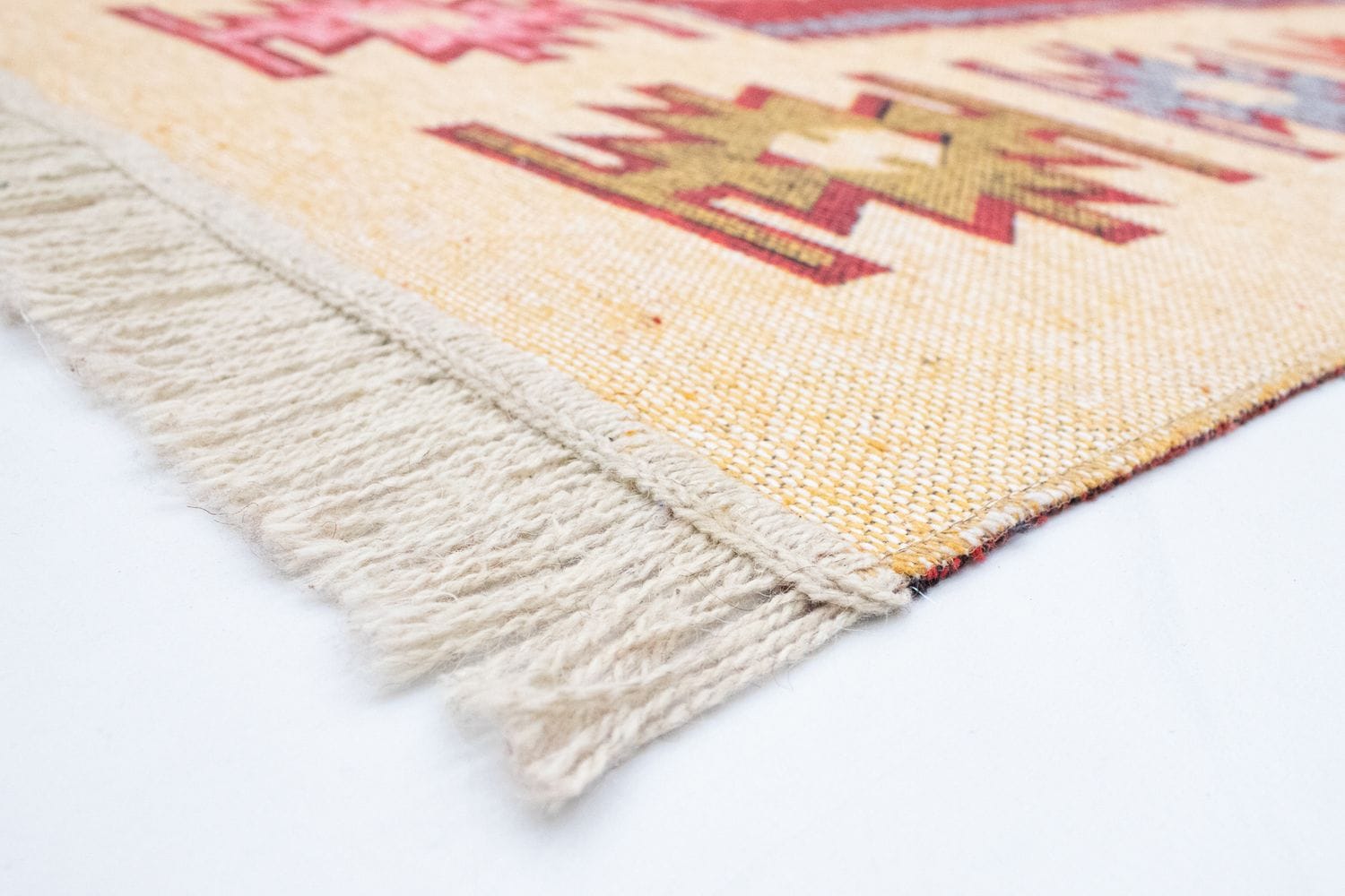 morgenland Wollteppich »Kelim Teppich - Trendy »Ariz« Rechteckig«, rechteckig, 0,5 mm Höhe, Flachgewebe