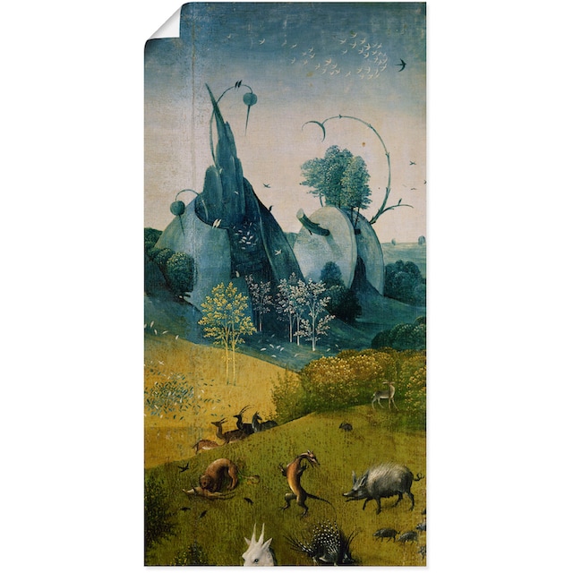 Artland Wandbild »Garten der Lüste«, Felder, (1 St.), als Leinwandbild,  Wandaufkleber oder Poster in versch. Größen bestellen | BAUR