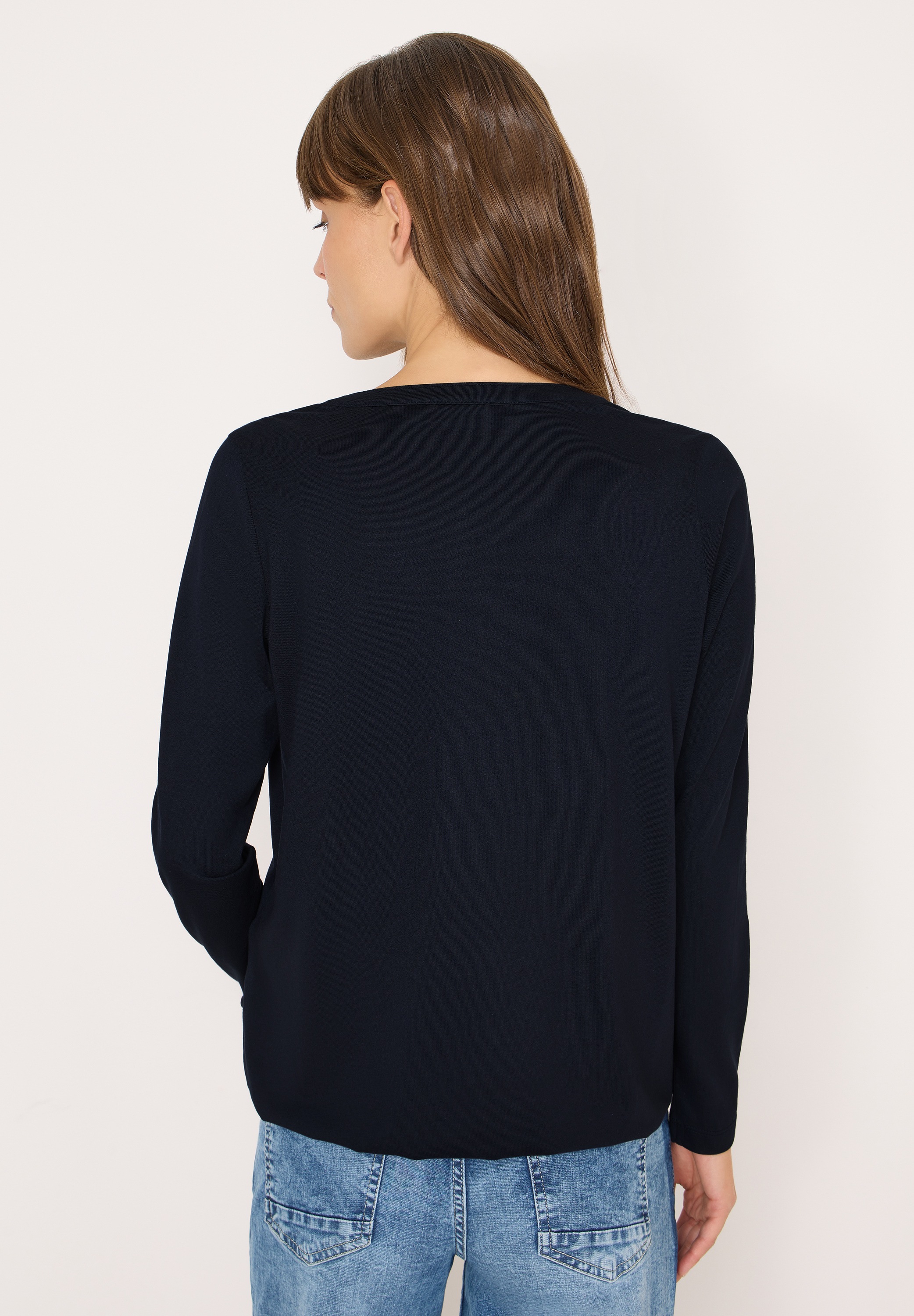 Cecil Langarmshirt im soften Baumwoll-Mix günstig online kaufen