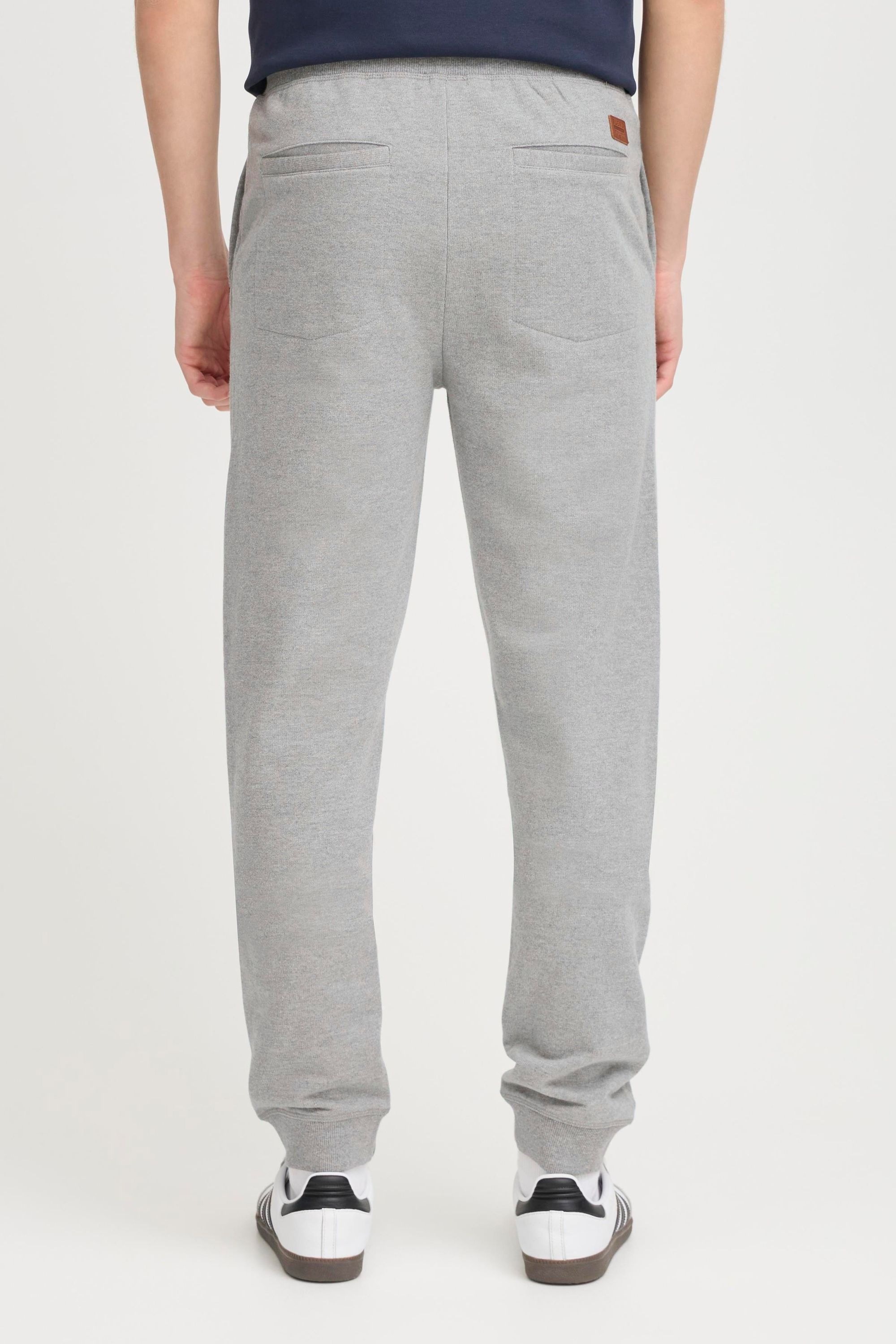 Jogginghose BLEND "Jogginghose BHTilo", Herren, Gr. XL, N-Gr, grau (zink mix), Obermaterial: 60% Baumwolle CO. 40% Polyester PES., Hosen Jogginghose 6