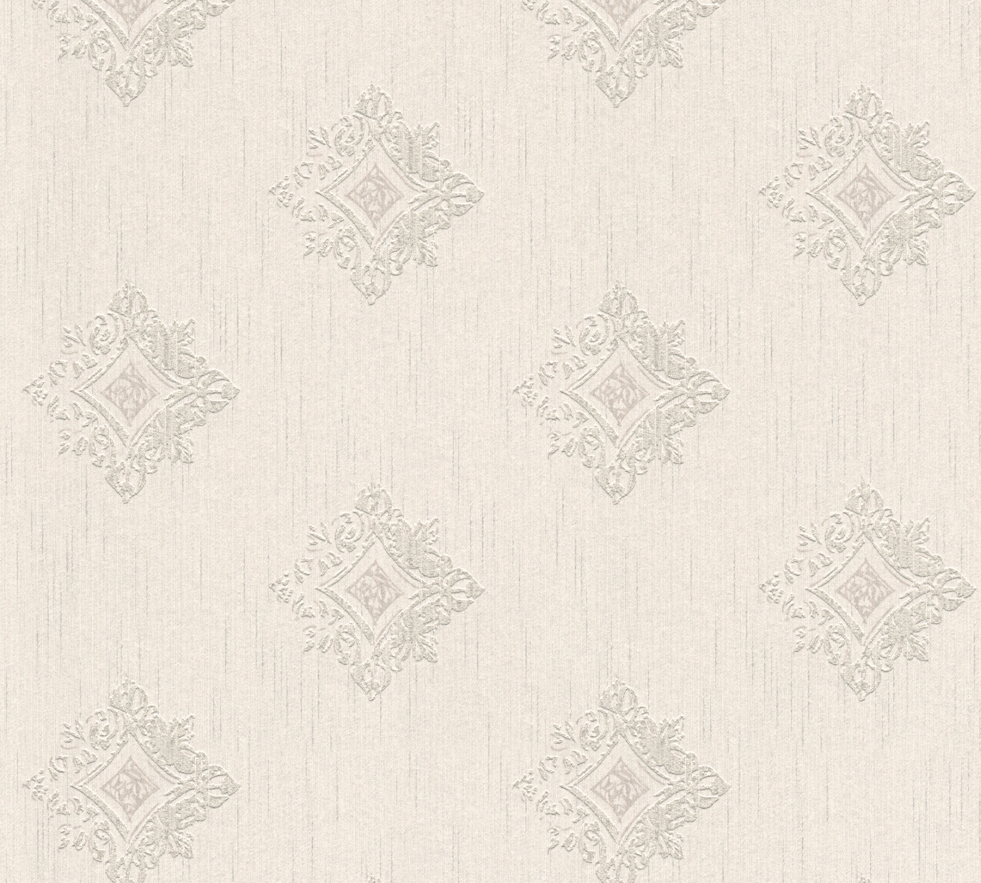 Architects Paper Textiltapete "Tessuto" Barock gemustert ornamental leicht strukturiert Tapete Barock Tapeten Wohnzimmer Schlafzimmer Küche modern Design Büro