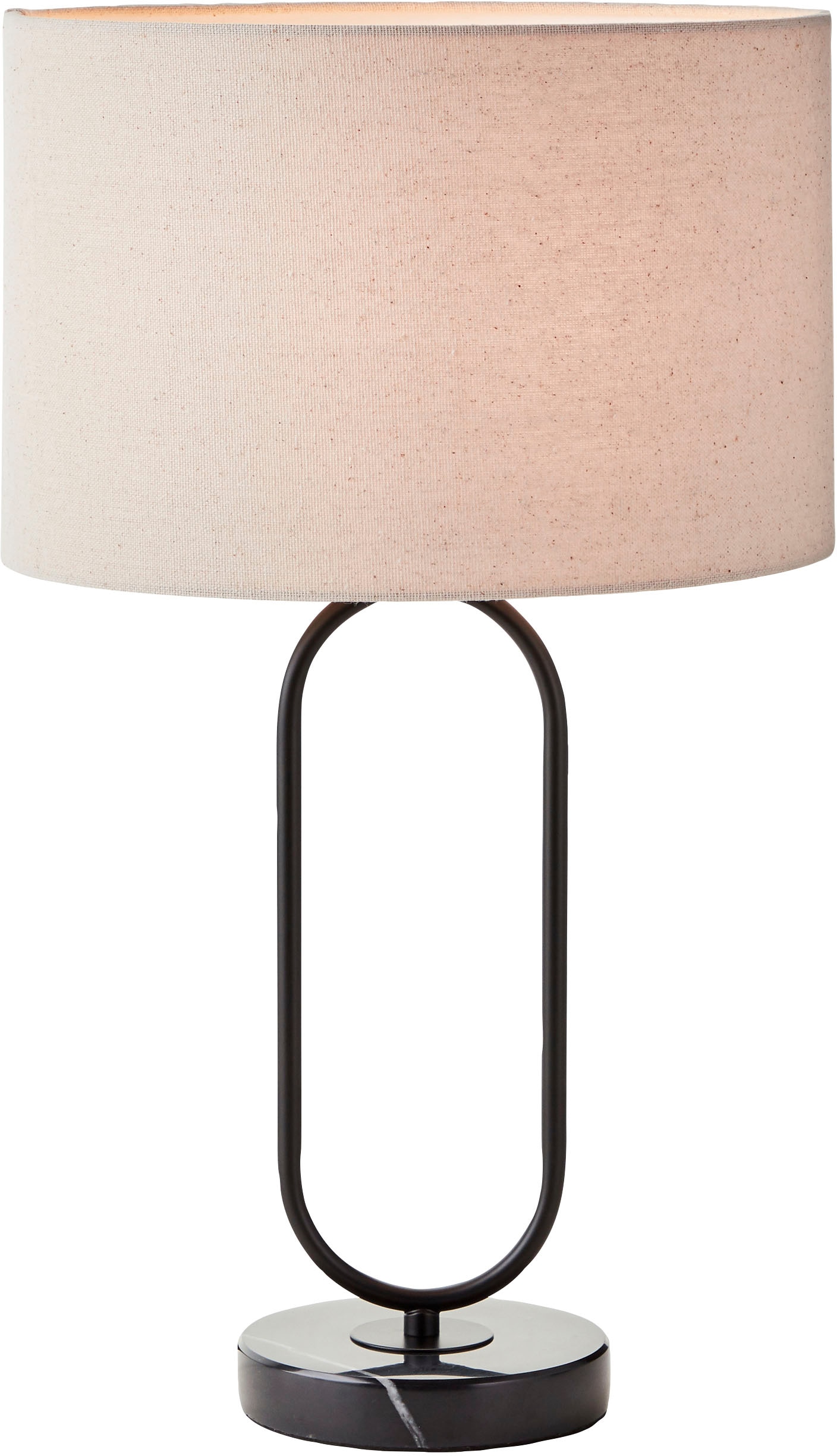 | Tischlampe aus Guido Kretschmer Home&Living Marmor, Stoff-Schirm Fuß Tischleuchte günstig kaufen »Zeria«, mit Maria