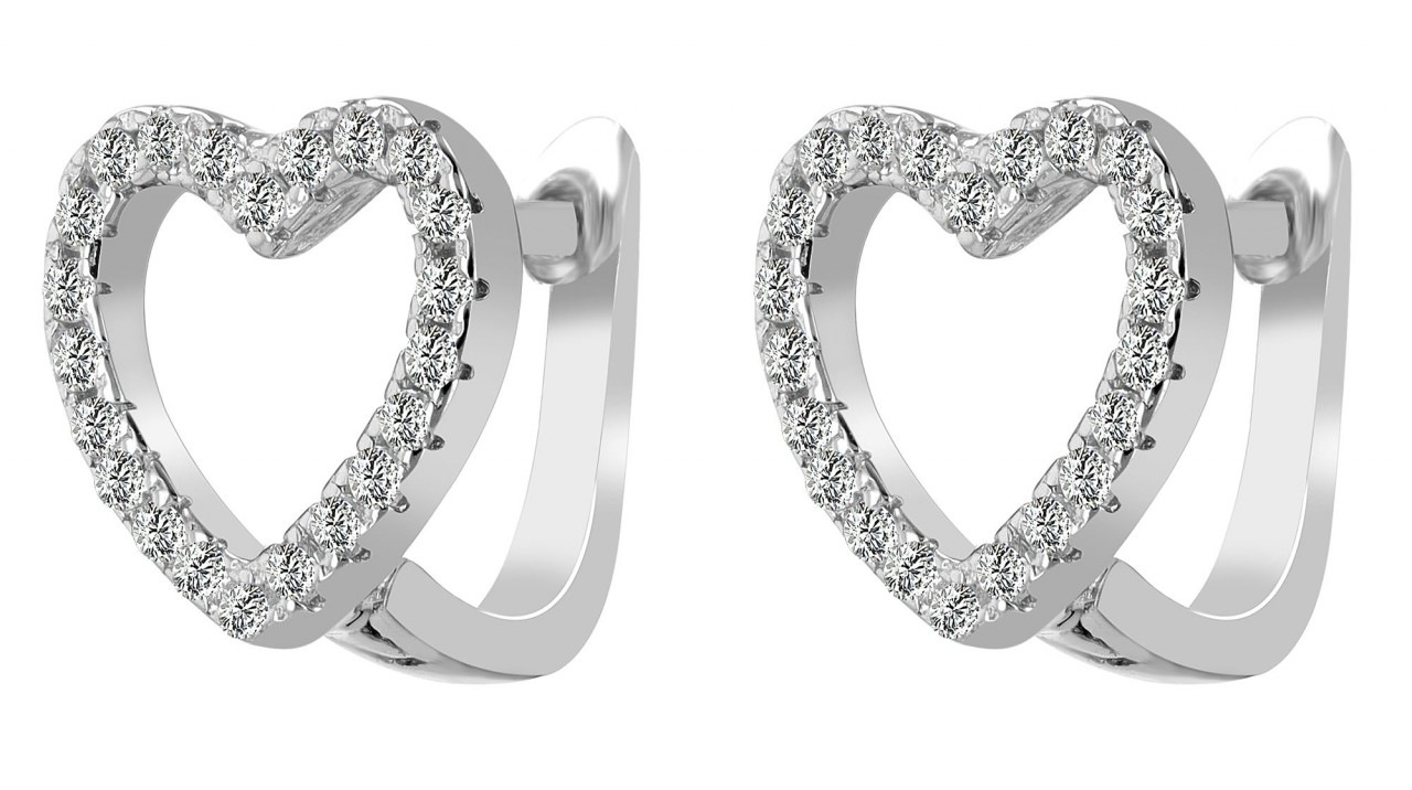 Adelia's Hoop Earrings Silver 925 Sterling Silver 2