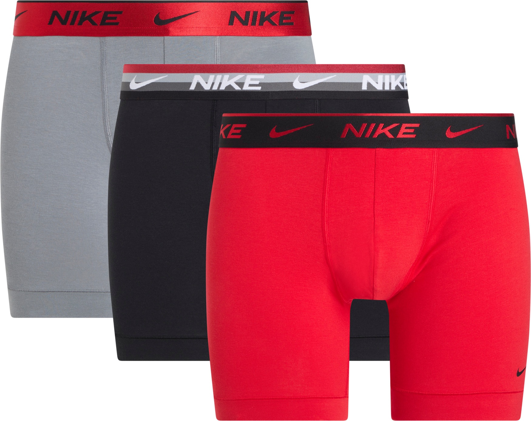 NIKE Underwear Boxershorts "BOXER BRIEF 3PK", 3 Stk. mit NIKE Logo-Elastikb günstig online kaufen