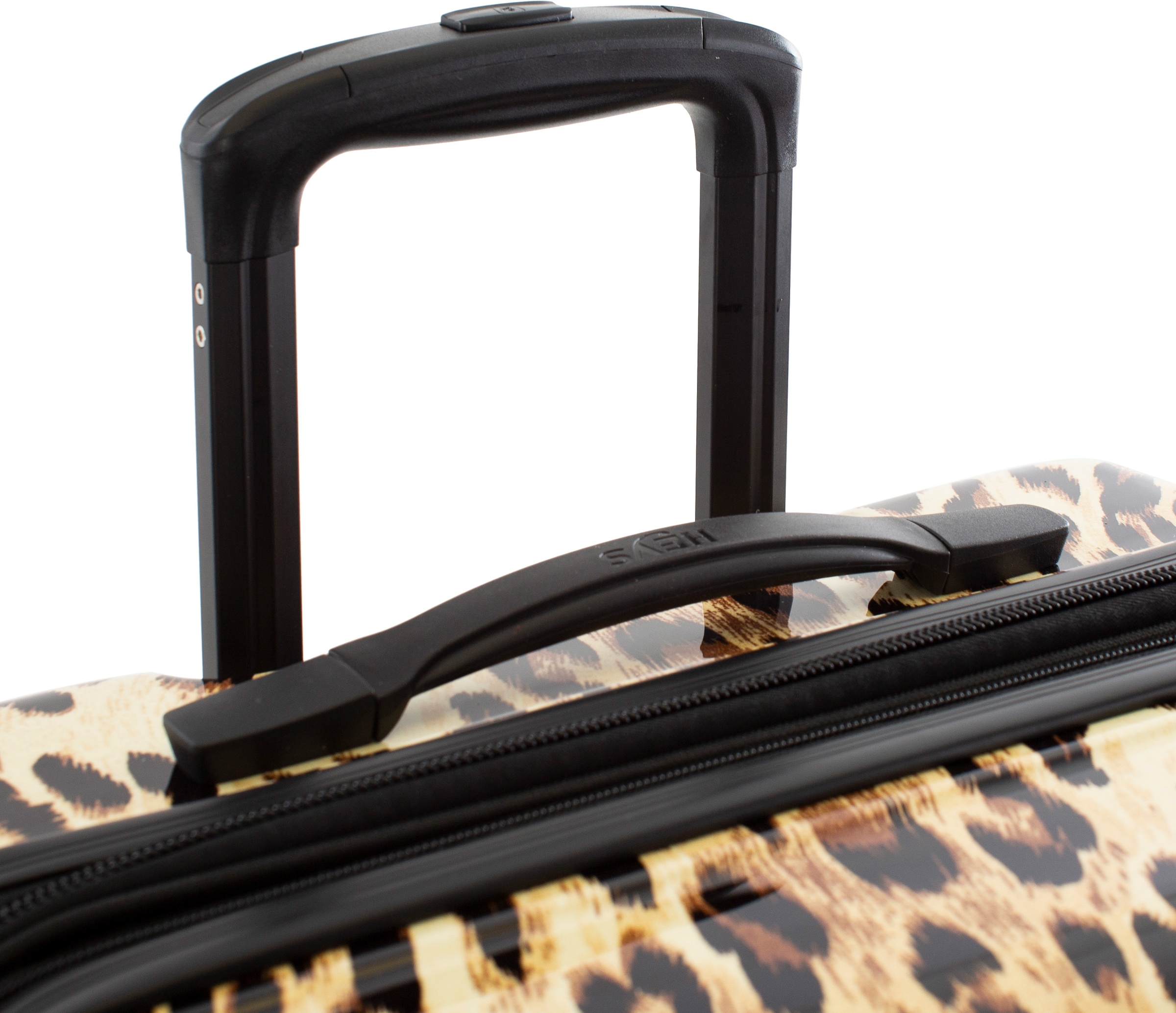 »Leopard, Heys Rollen, BAUR cm«, | bestellen Volumenerweiterung 4 Hartschalen-Trolley mit 76