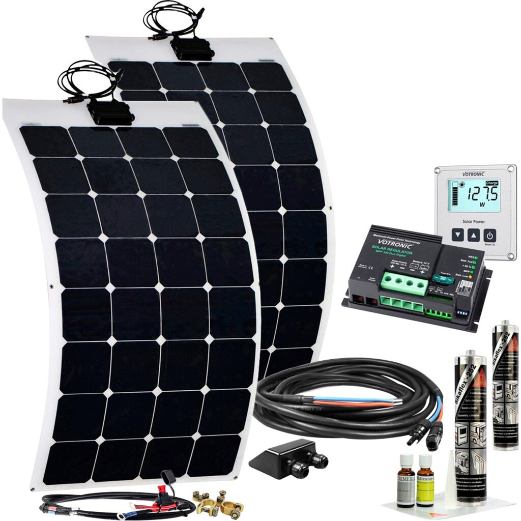 Solaranlage »Wohnmobil Solaranlage SPR-F 240W 12V EBL optional«, (Set)