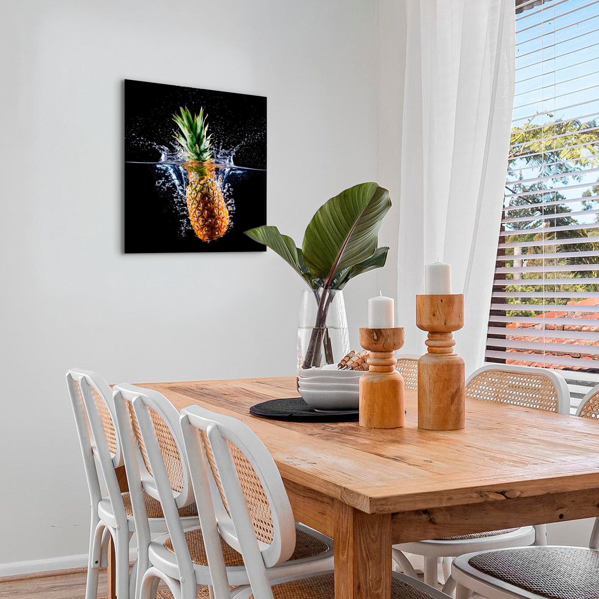 OTTO home Wandbild »Ananas« Obst Bilder 1 Stk. tlg. in verschiedenen Größen