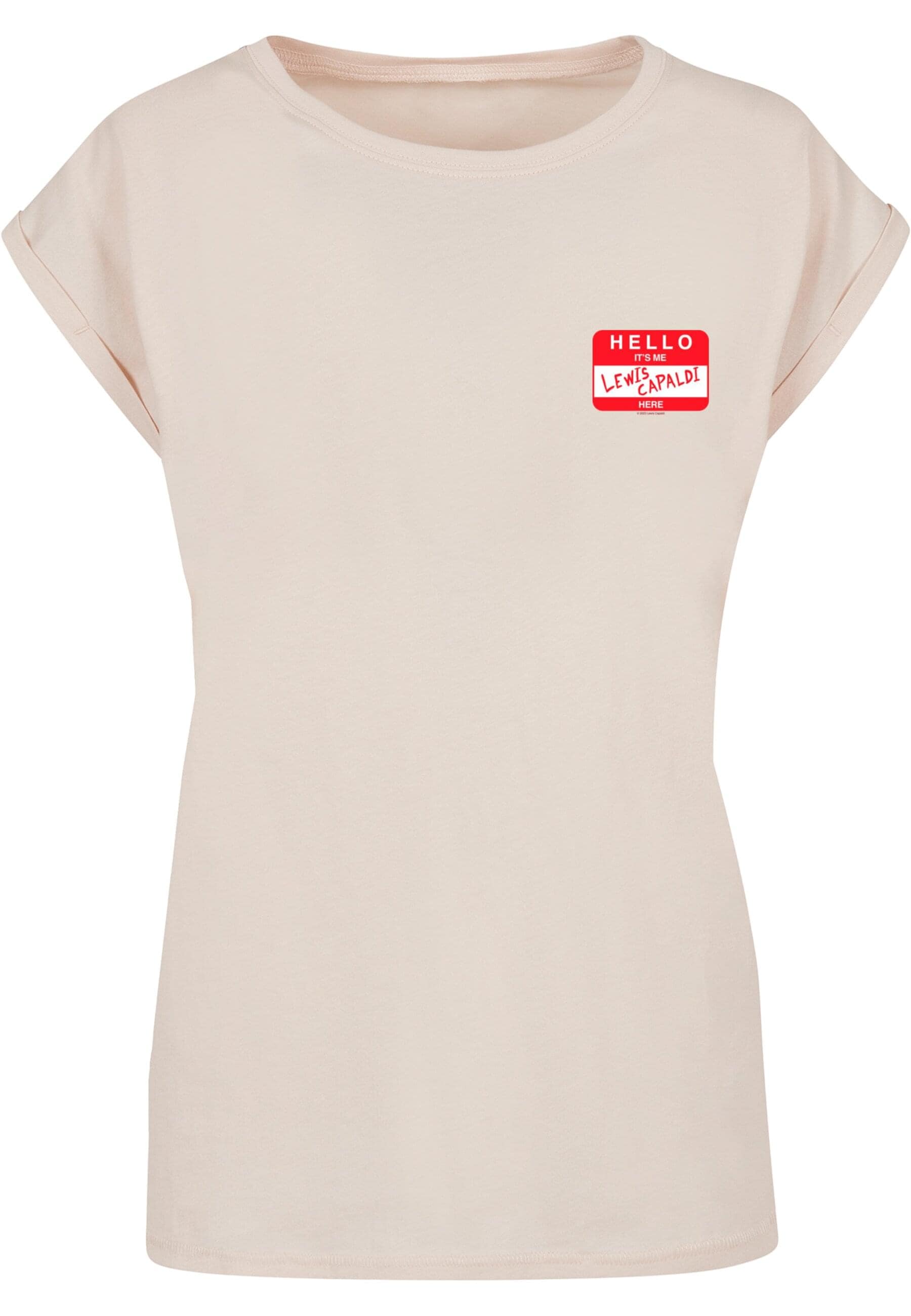 T-Shirt »Merchcode Damen Ladies Lewis Capaldi - Hello it's me T-Shirt«, (1 tlg.)
