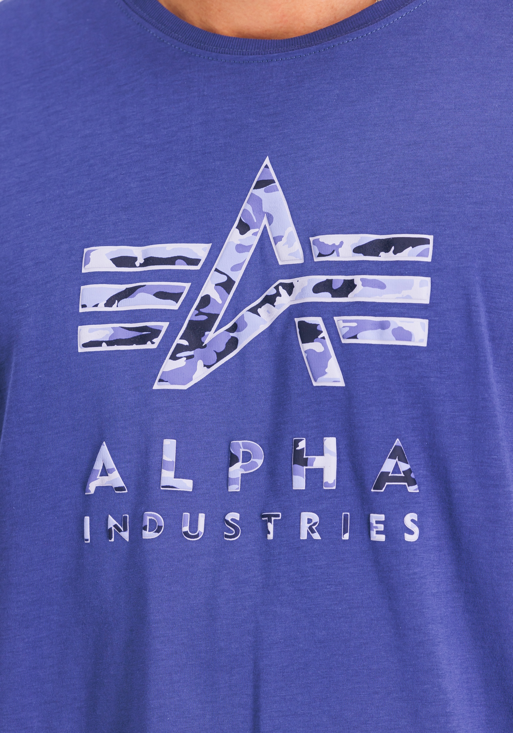Alpha Industries T-Shirt »Alpha Industries Men - T-Shirts Camo Puff Print T-Shirt«