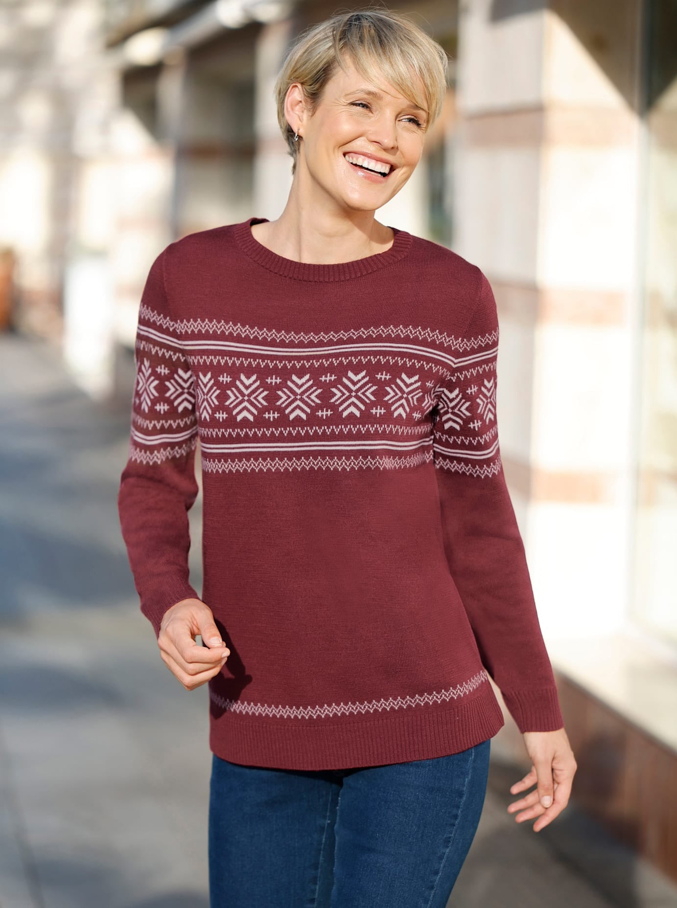 Classic Basics Strickpullover "Langarm-Pullover"