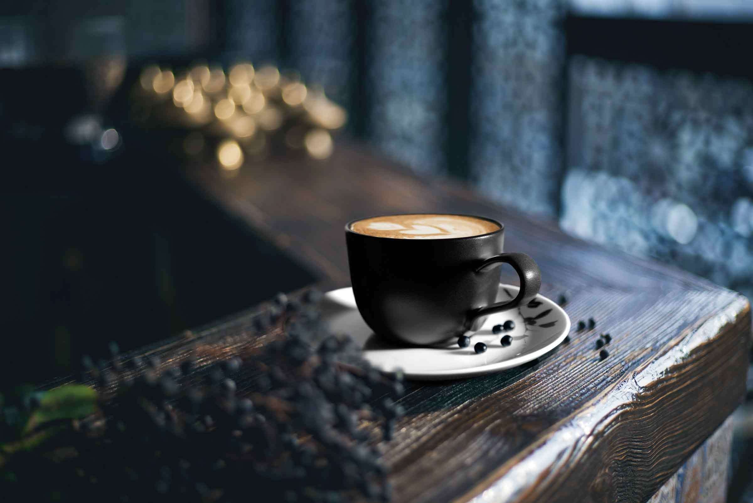 Thumbnail - Seltmann Weiden Tasse "Kaffeetassen mit Untertassen Liberty Velvet Black 260 ml 6er Set schwarz"