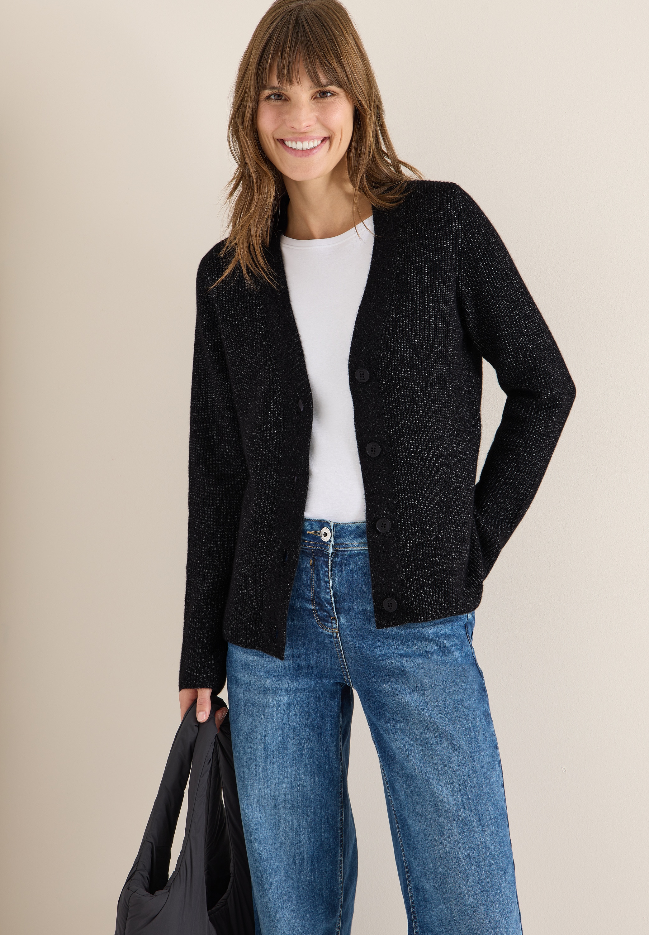 Cecil Cardigan mit Knopfleiste