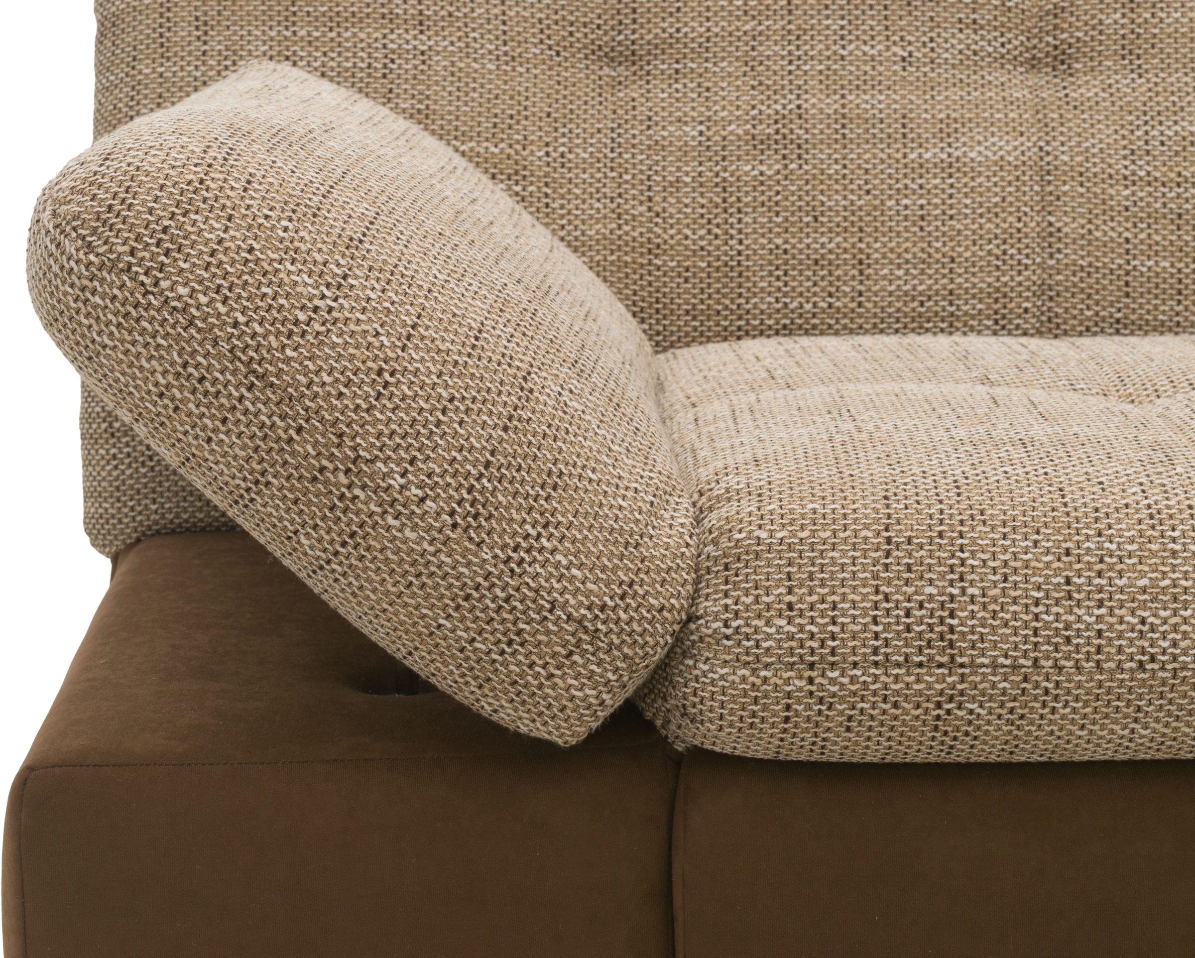 DOMO collection Ecksofa »100031 kompakte Stellmaße, komfortabel und bequem, L-Form«, wahlweise mit Bettfunktion und Armteilverstellung. Breite 234cm