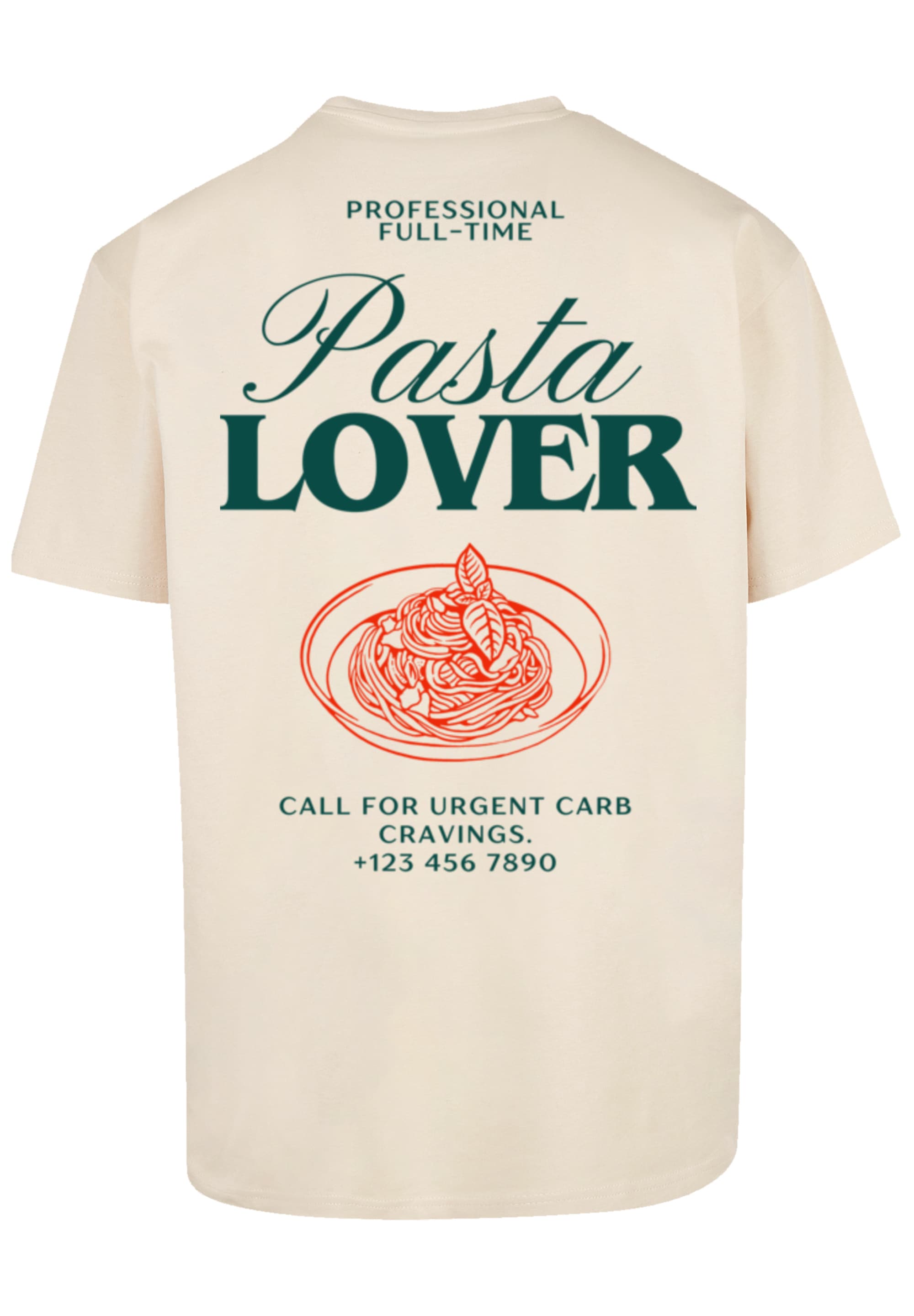 F4NT4STIC T-Shirt »Pasta Lover«, Premium Qualität