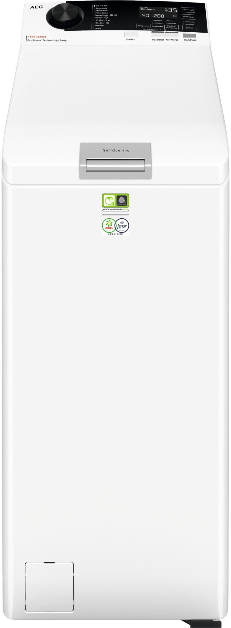 AEG Waschmaschine Toplader 7000 ProSteam "LTR7A70260" 6 kg 1200 U/min ProSt günstig online kaufen