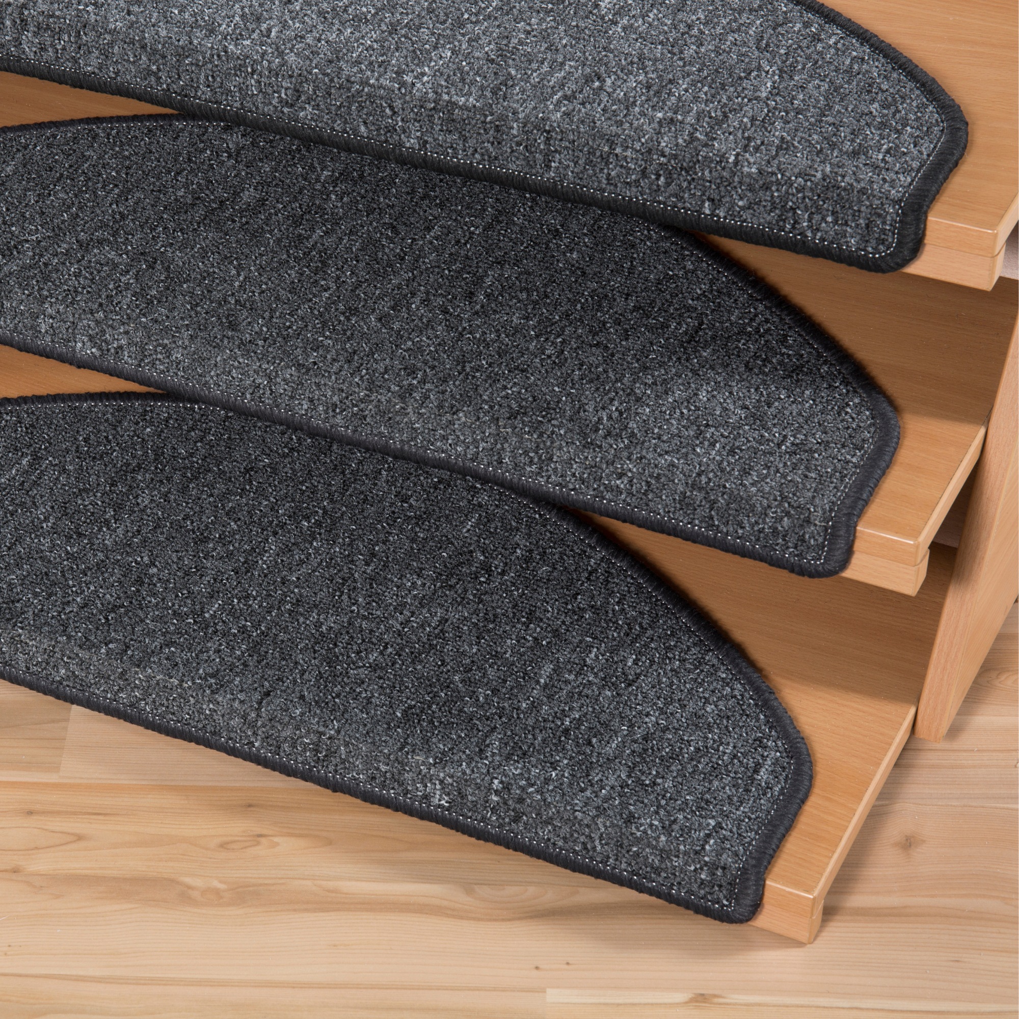 Andiamo Stufenmatte "Bob, Made in Poland" halbrund 4,5 mm Höhe melierte Sch günstig online kaufen