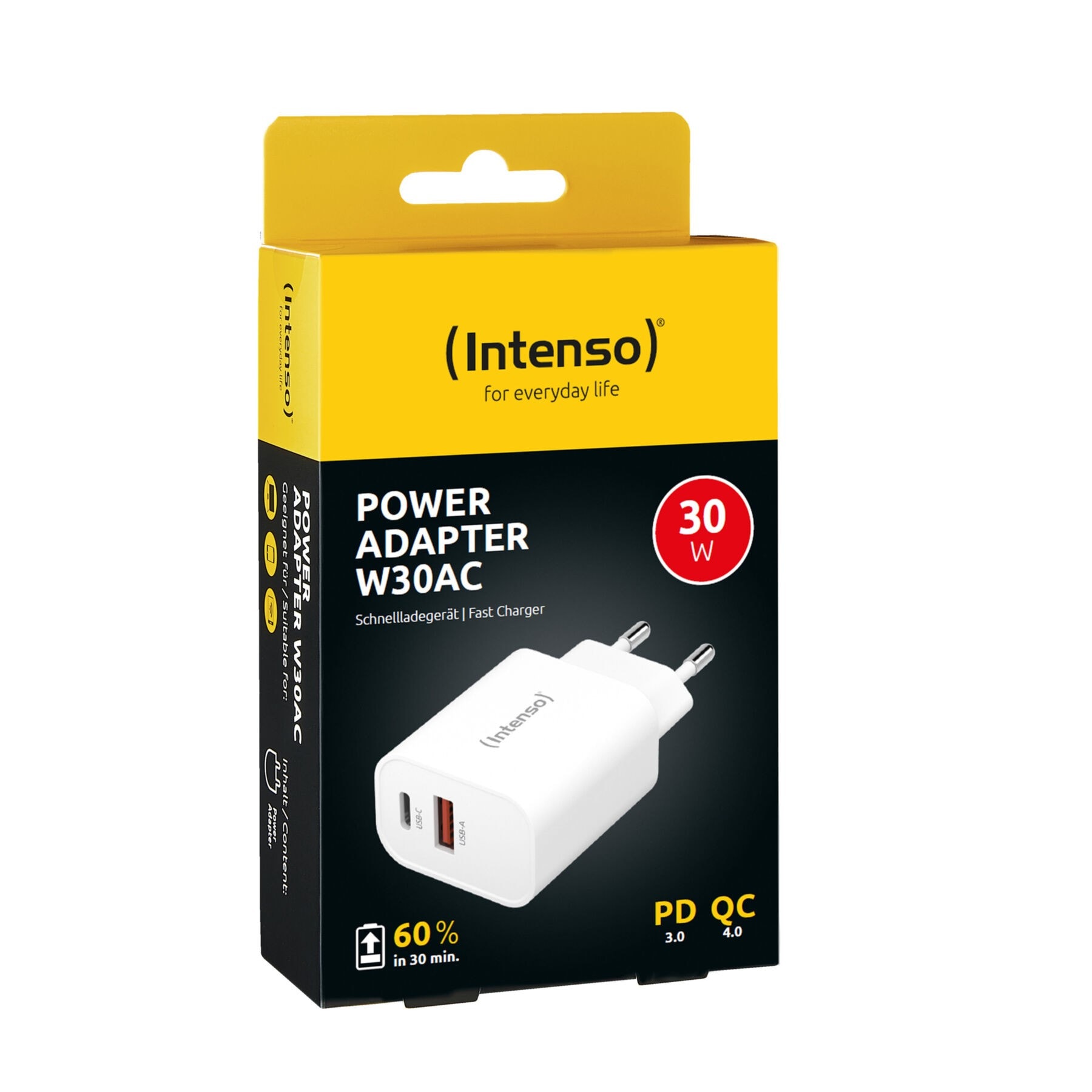Intenso Smartphone-Ladegerät »POWER ADAPTER USB-A/USB-C/7803012«