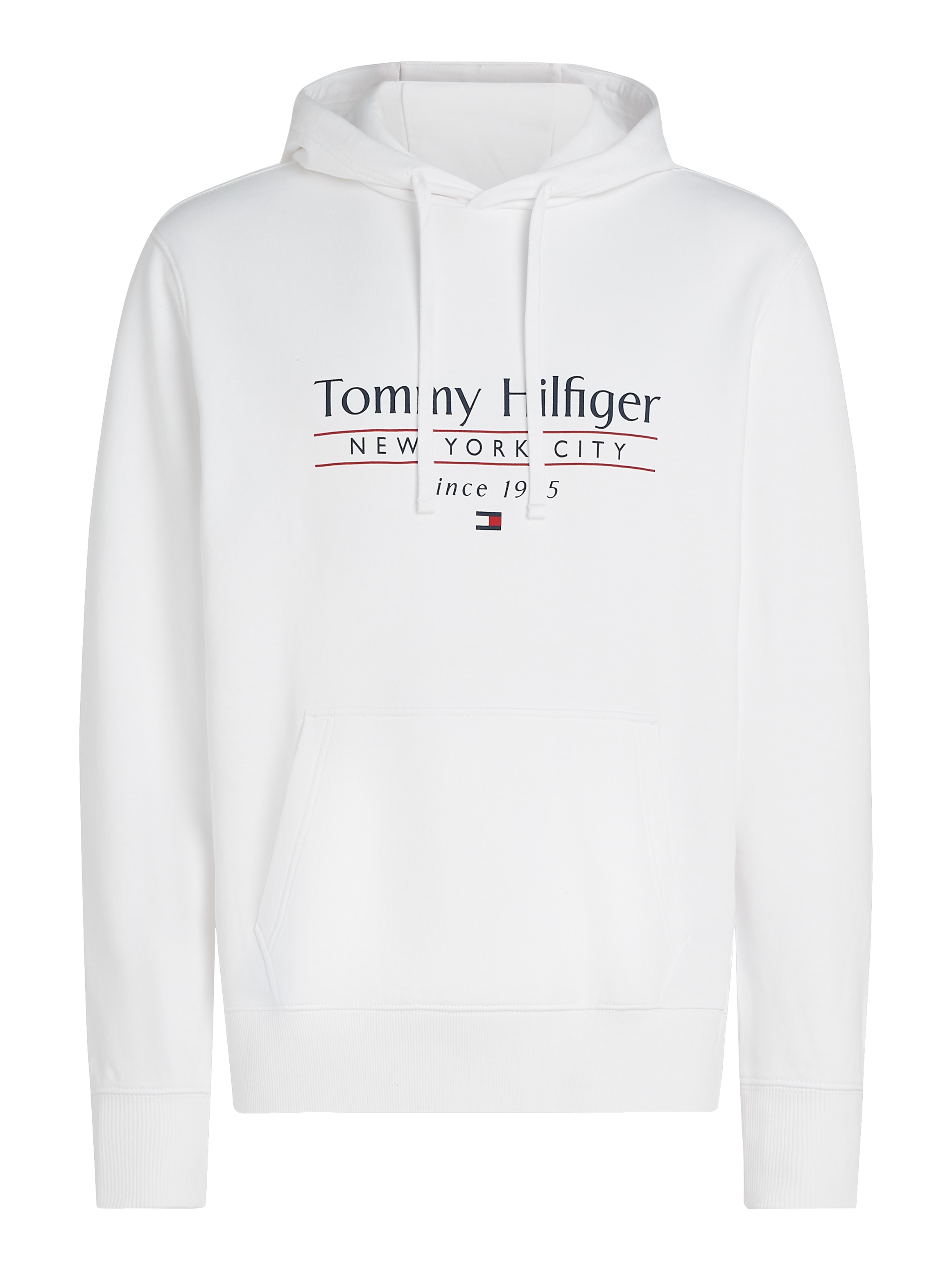 Tommy Hilfiger Hoodie »HILFIGER CENTER STACK HOODY«, mit großem mehrfarbigen Print