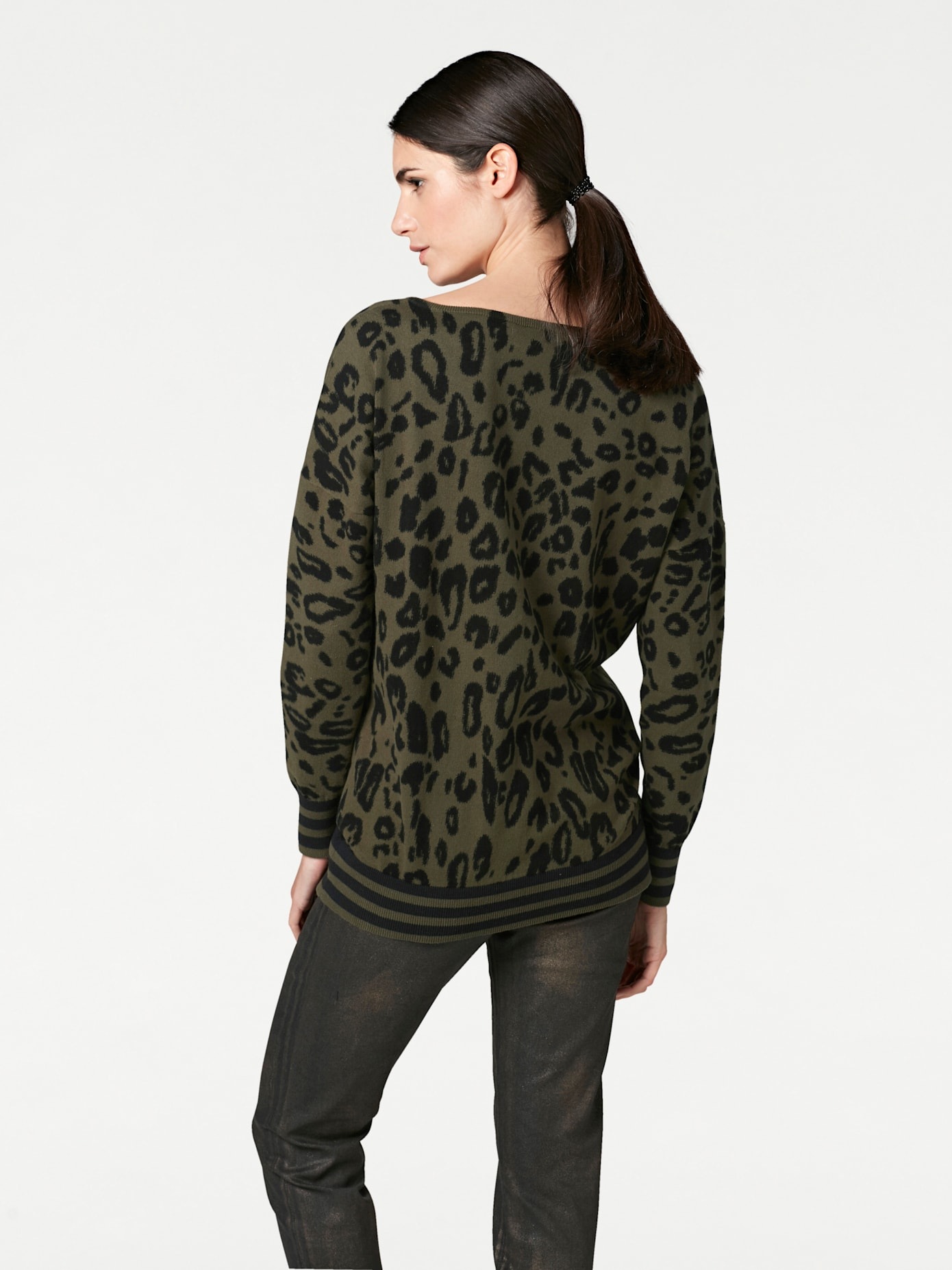 ASHLEY BROOKE by heine Strickpullover »Druck-Pullover«