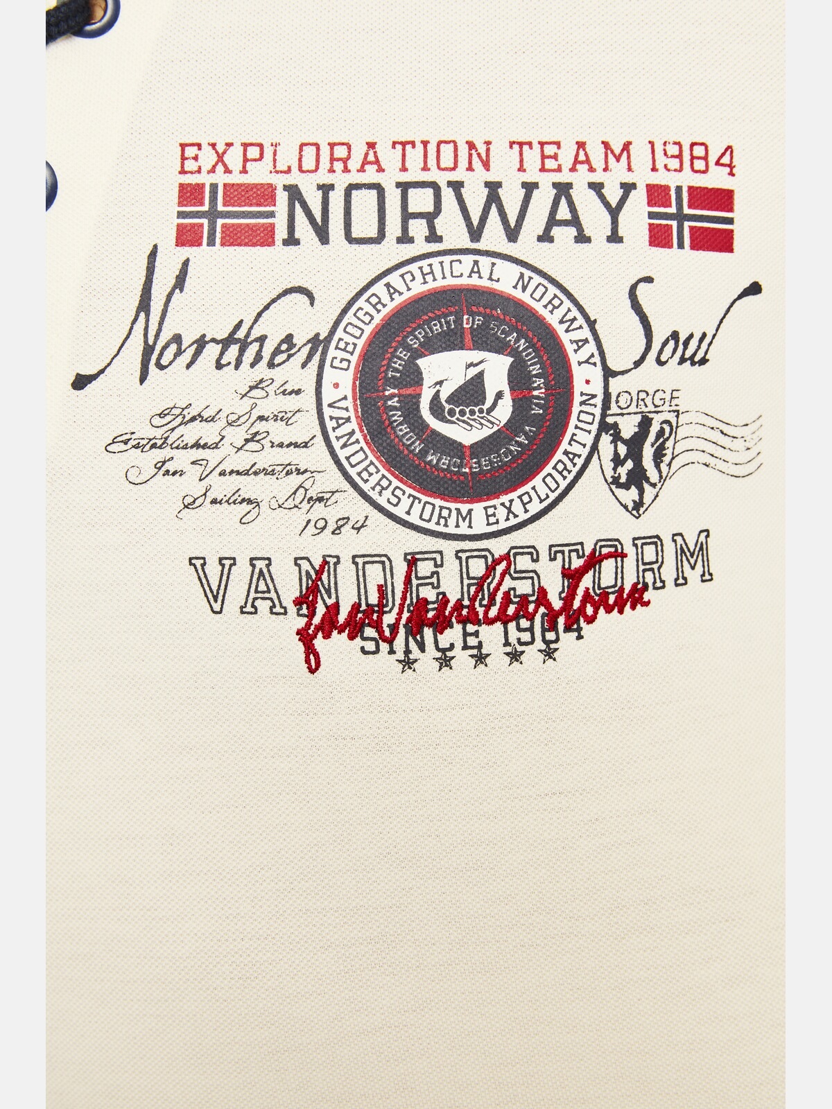 Jan Vanderstorm Poloshirt »Doppelpack Poloshirt ELJAR«, (2 tlg.), mit lässigen Saumschlitzen