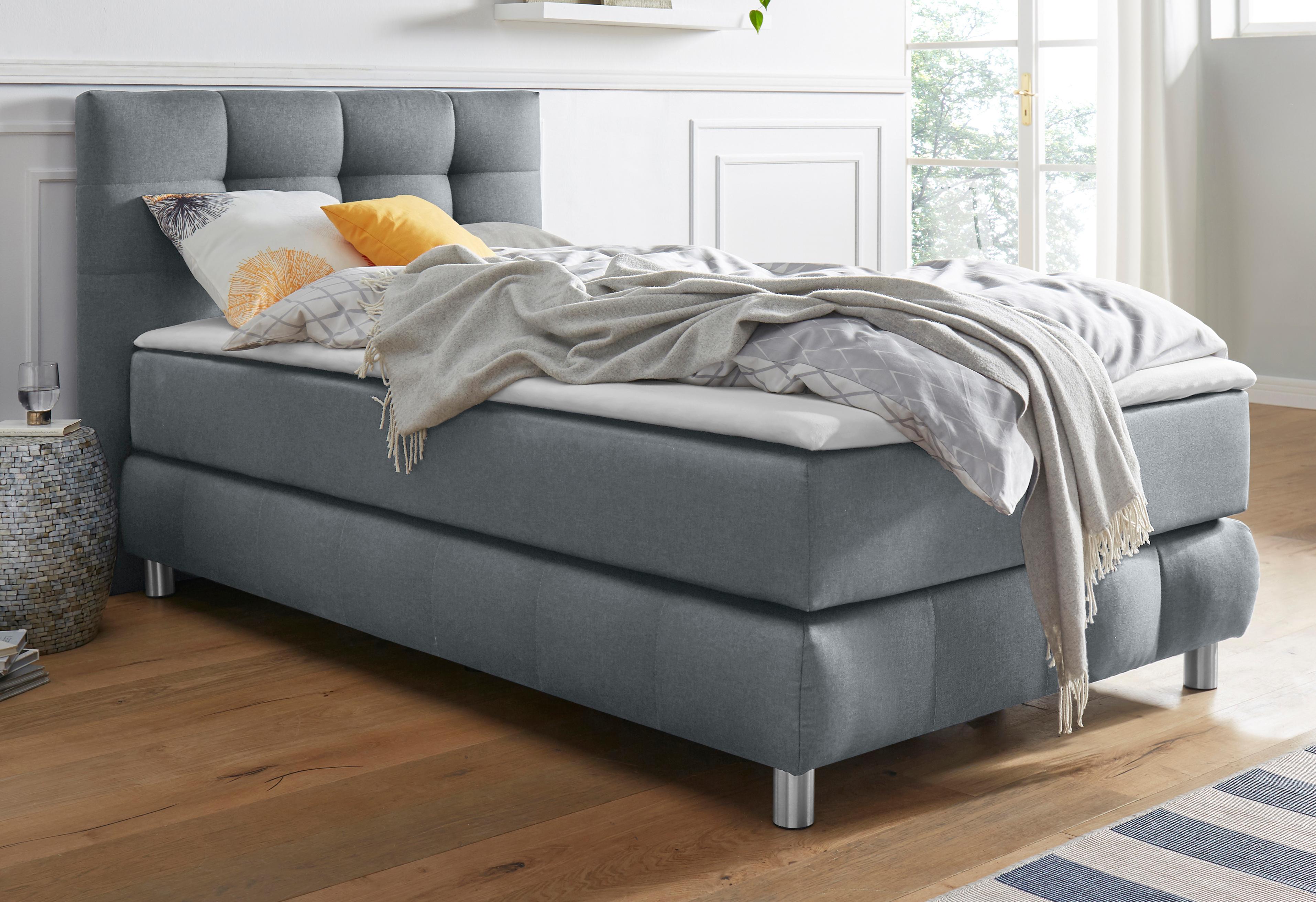 Home affaire Boxspringbett "Salo" incl. Topper, 6 Breiten, 2 Härtegrade, TFK auch in Härtegrad 4