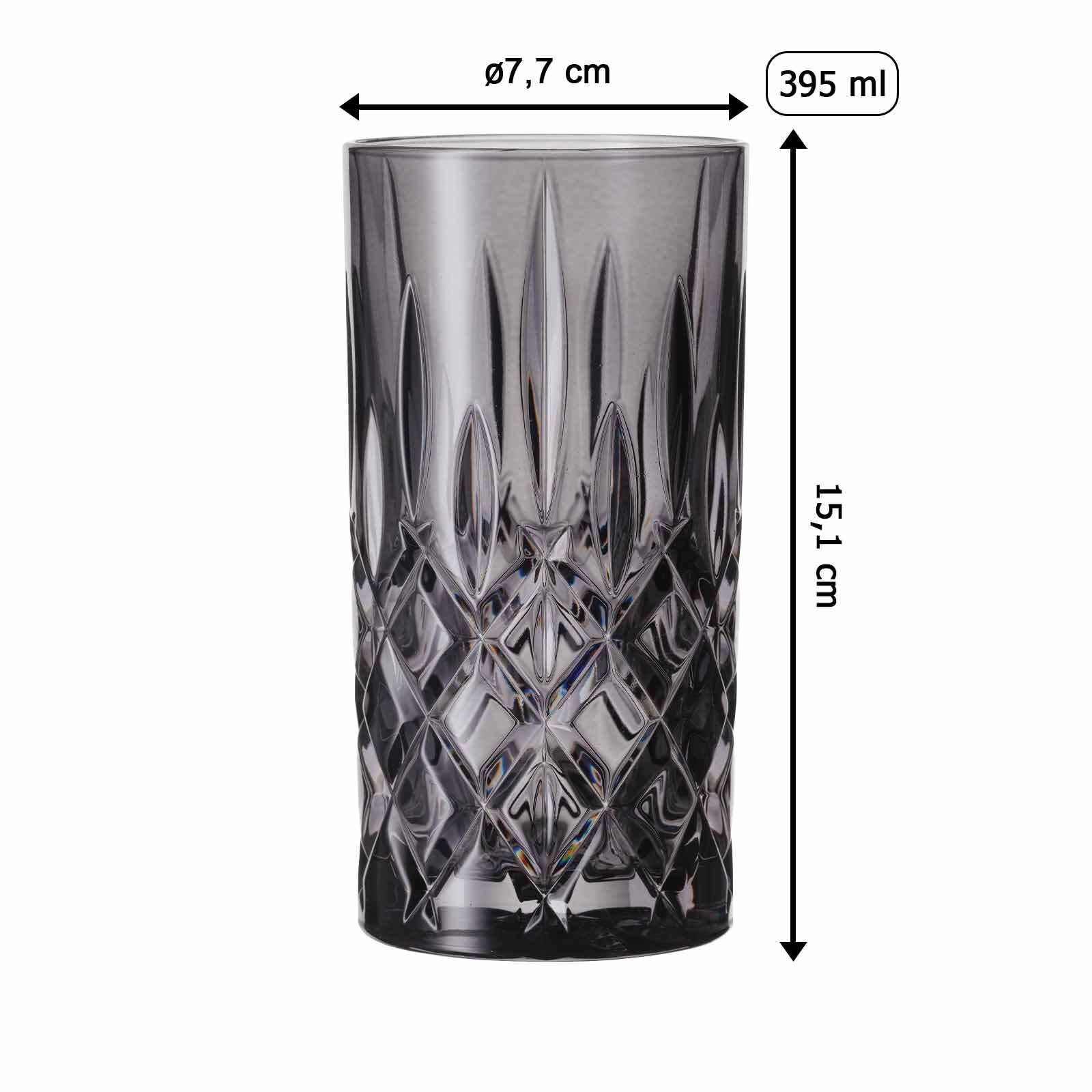 Nachtmann Longdrinkglas »Longdrinkgläser Noblesse 395 ml 4er Set«